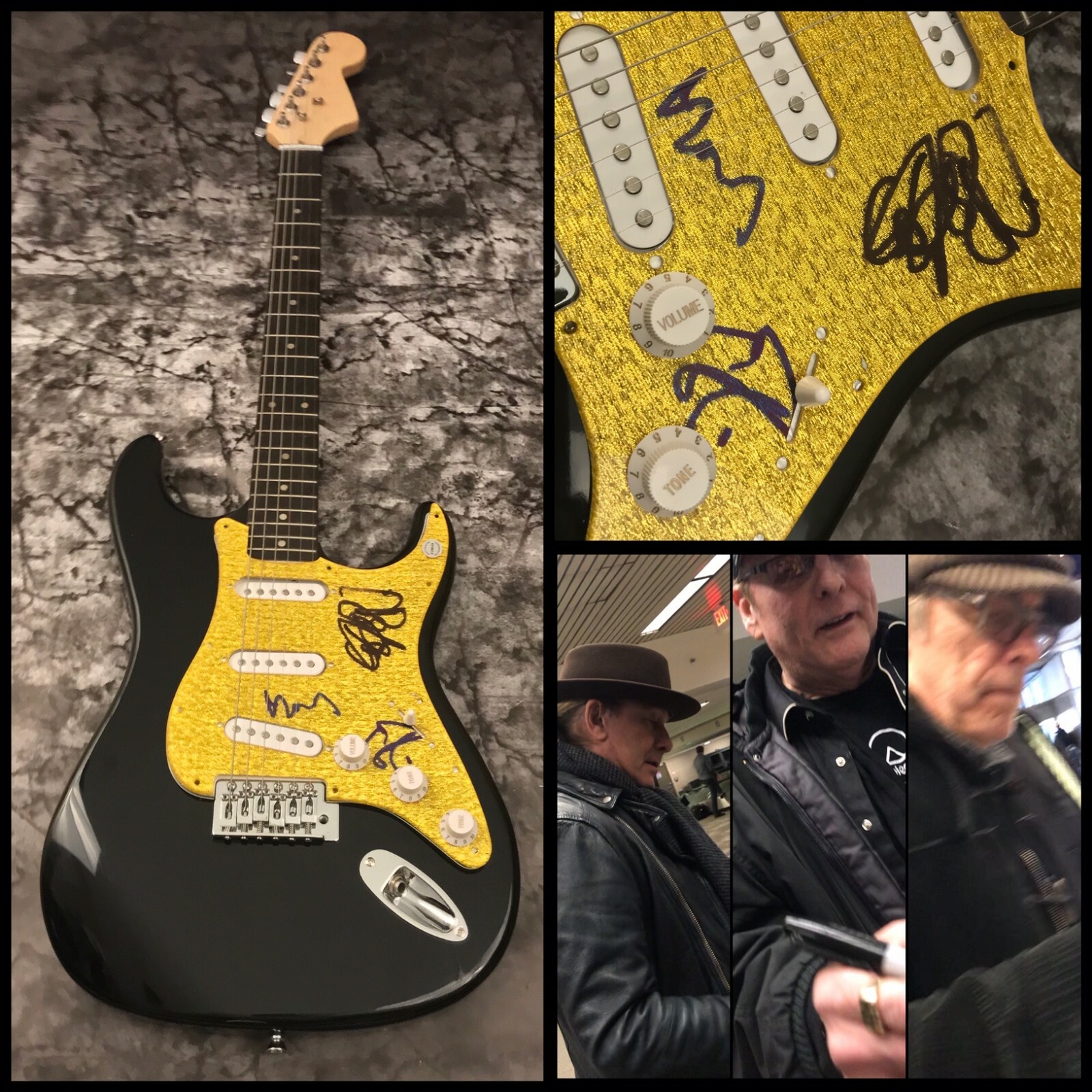 GFA Rick Nielsen, Robin & Tom x3 * CHEAP TRICK * Band Signed Electric Guitar COA