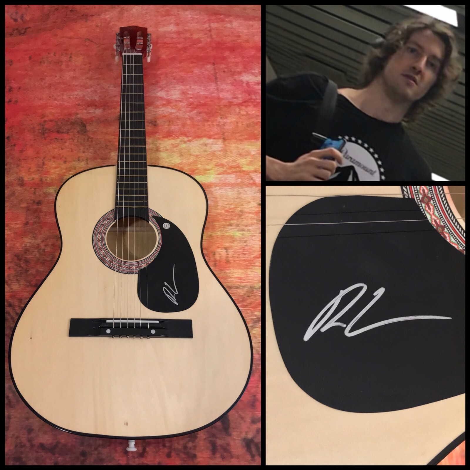 GFA A Place We Knew Waves Be Alright * DEAN LEWIS * Signed Acoustic Guitar B COA