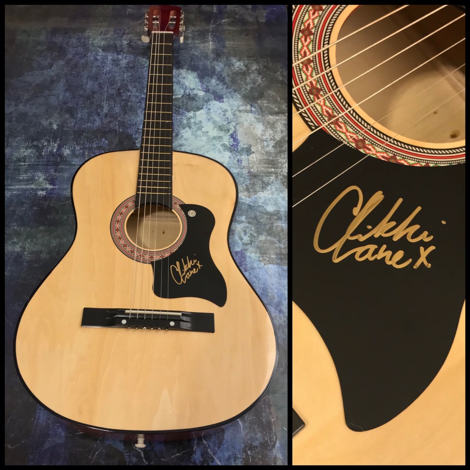 GFA Highway Queen Jackpot * NIKKI LANE * Signed Acoustic Guitar N2 COA