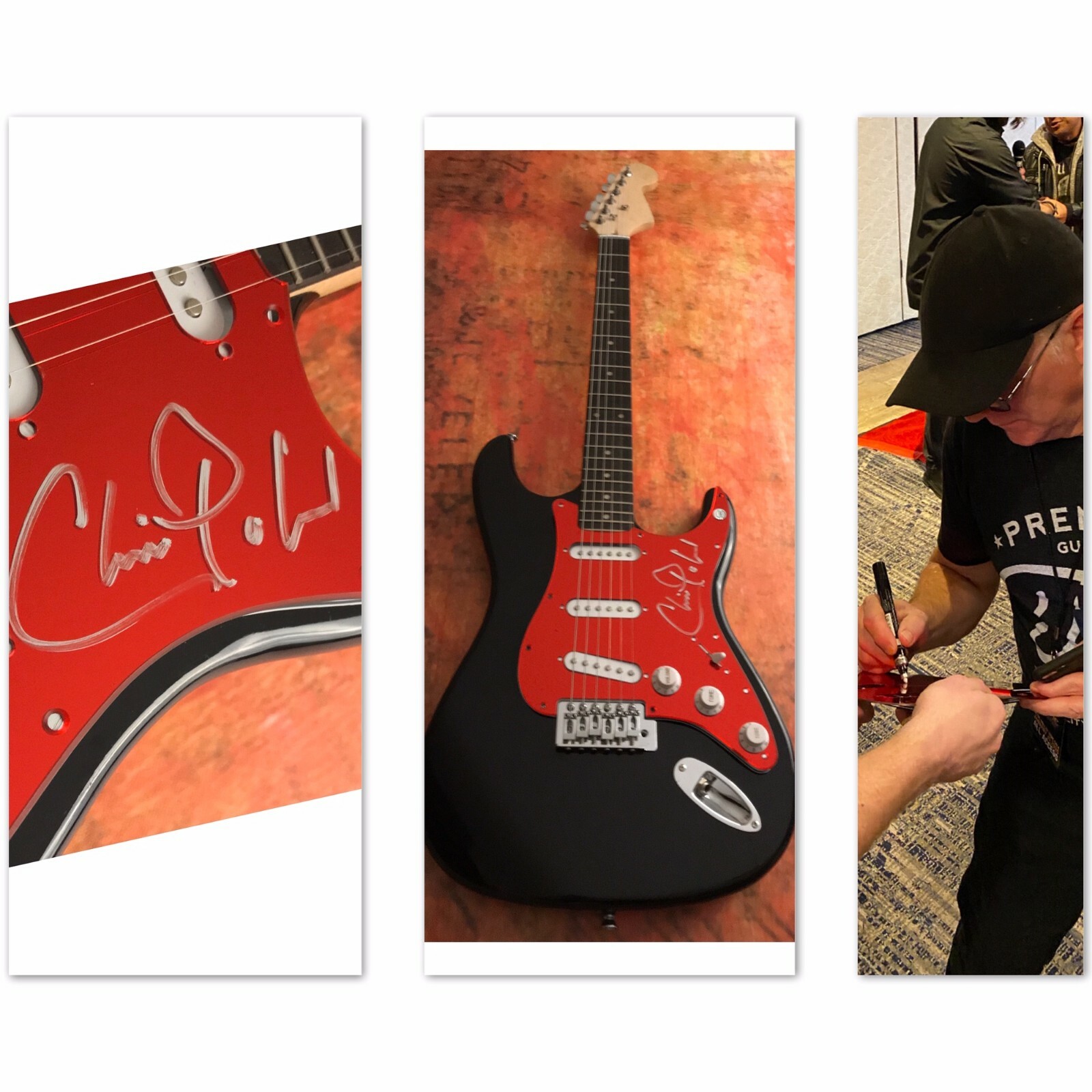 GFA Megadeth Band Guitarist * CHRIS POLAND * Signed Electric Guitar PROOF COA