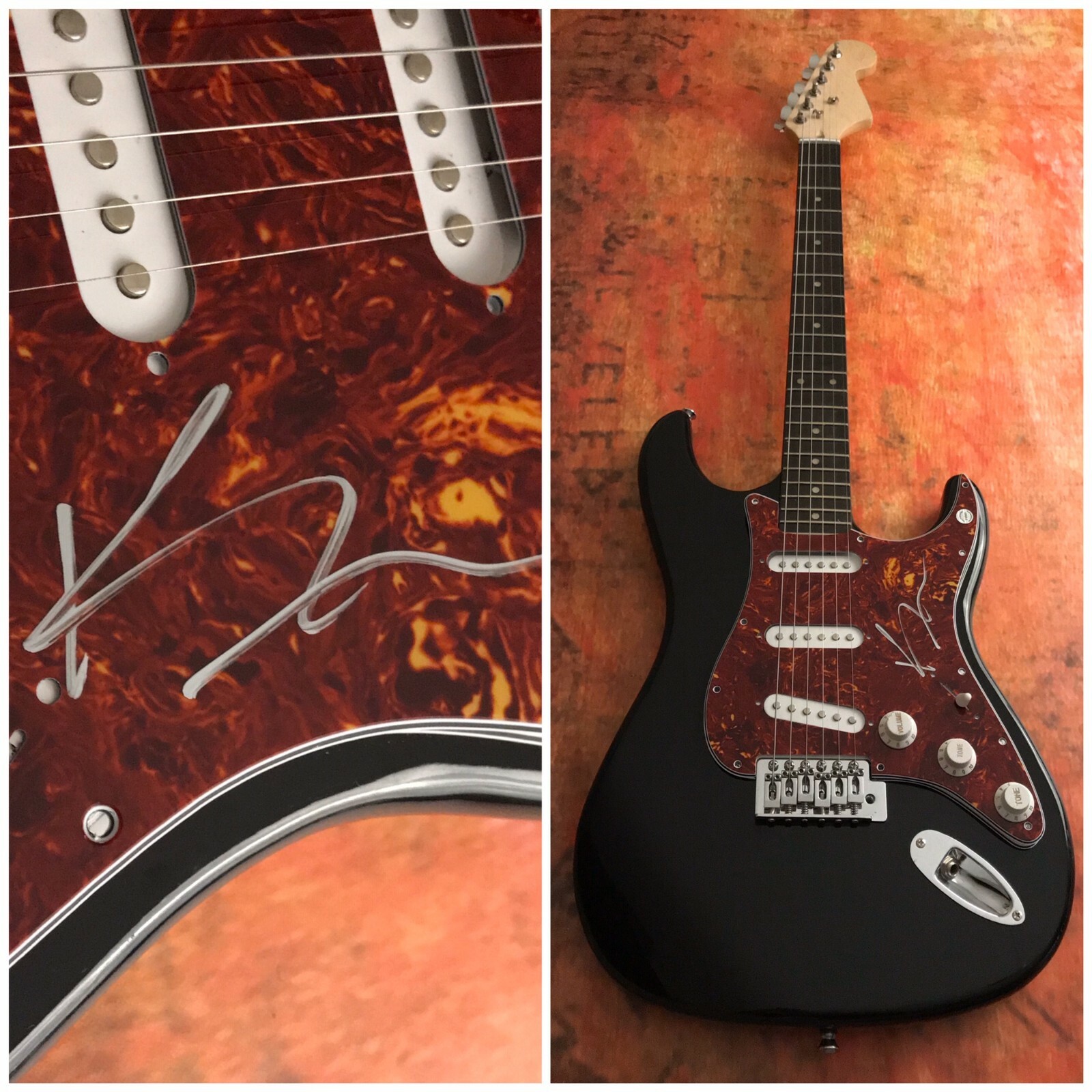 GFA Nile Band Guitarist * KARL SANDERS * Signed Electric Guitar COA