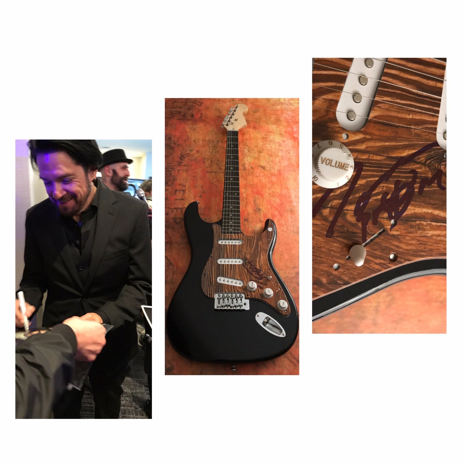 GFA Prong & Danzig Metal Star * TOMMY VICTOR * Signed Electric Guitar PROOF COA