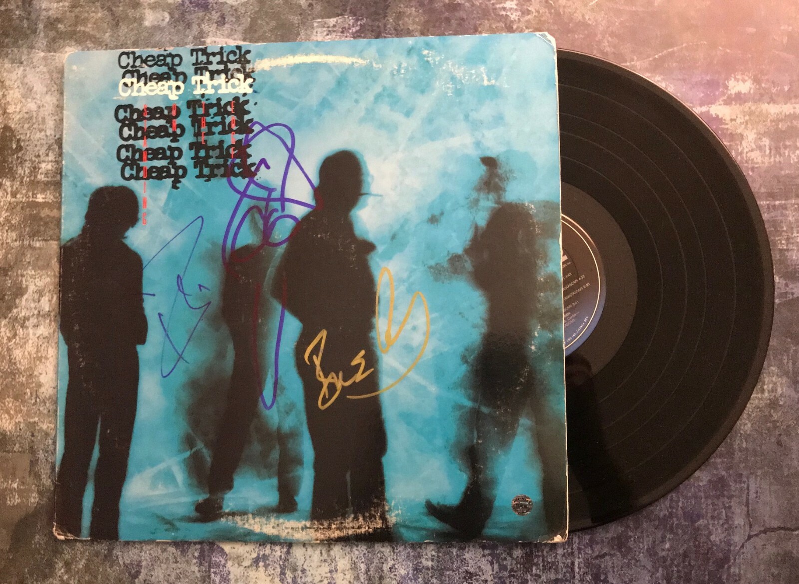 GFA Rick Nielsen Robin Zander x3 * CHEAP TRICK * Band Signed Record Album COA