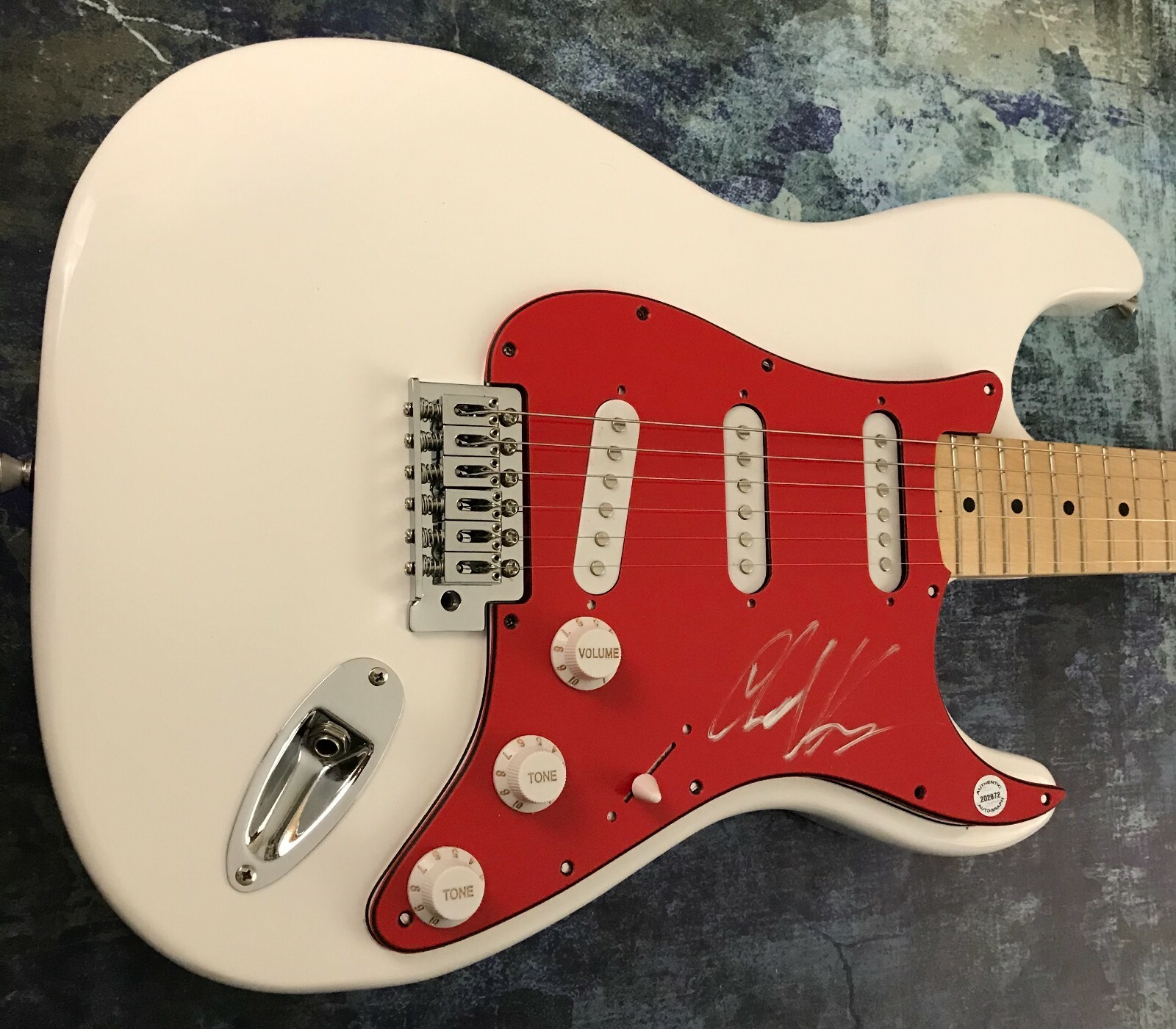 GFA Nickelback How You Remind Me * CHAD KROEGER * Signed Electric Guitar C4 COA