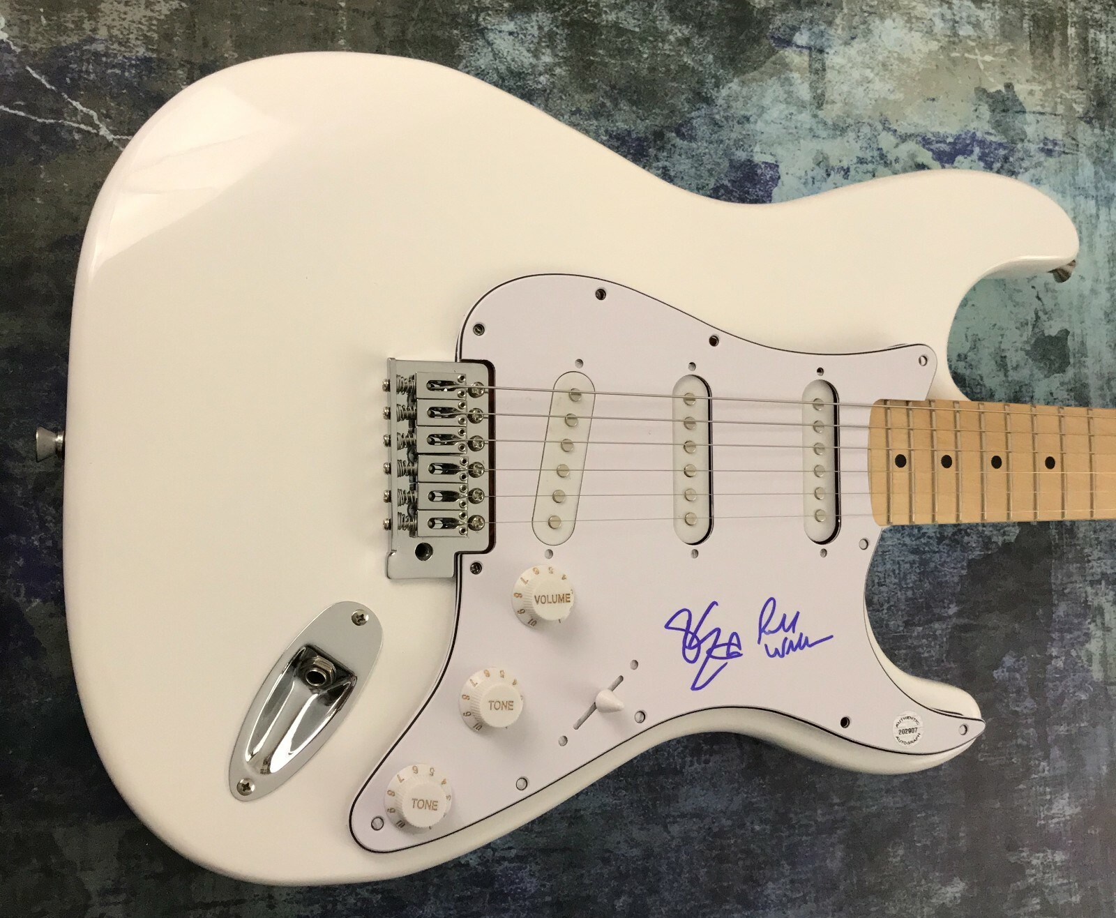 GFA Dust in the Wind * KANSAS BAND * Signed Electric Guitar x2 PROOF K4 COA