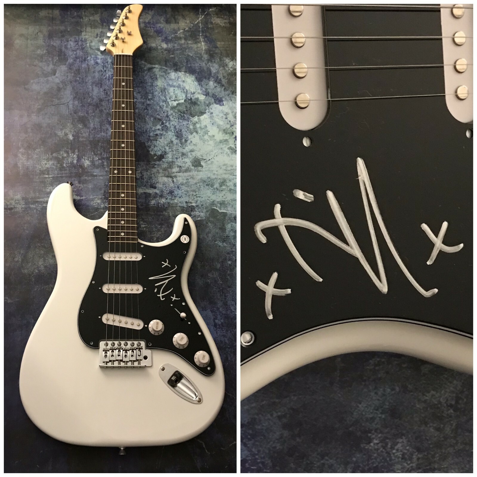 GFA Rise Against Band * TIM McILRATH * Signed Electric Guitar PROOF T3 COA