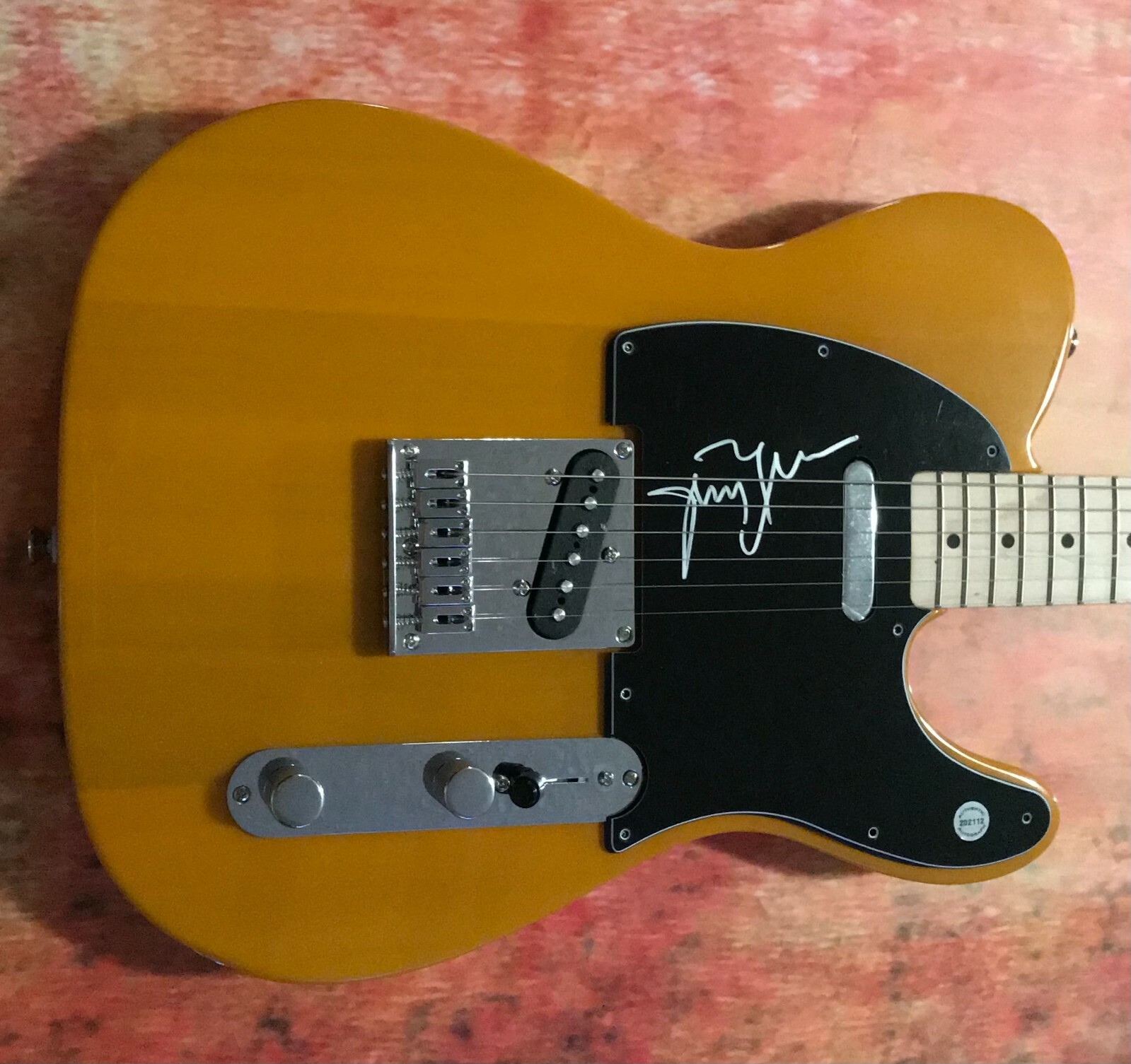 GFA Talking Heads Guitarist * JERRY HARRISON * Signed Electric Tele Guitar COA