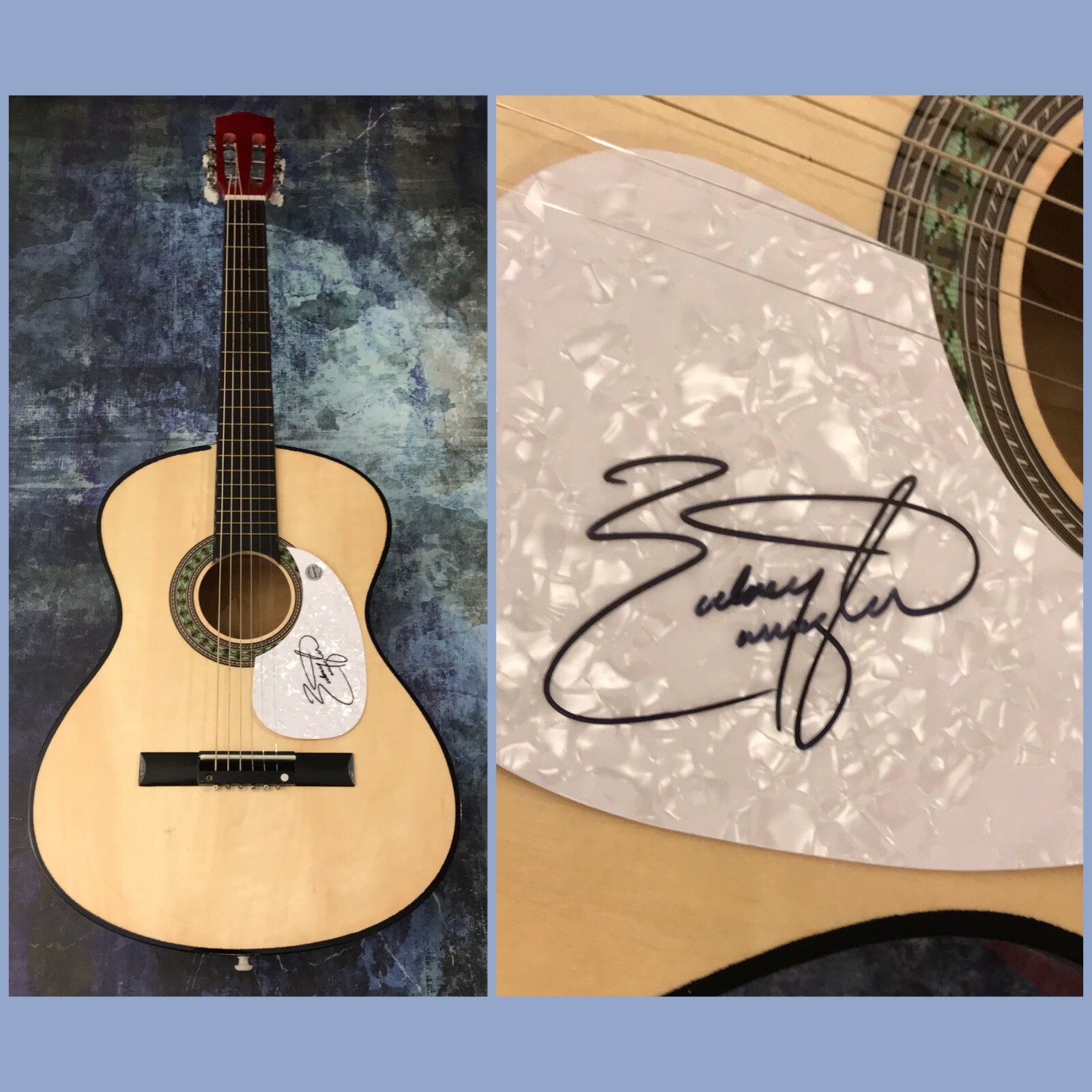 GFA Beer for My Horses * RODNEY CARRINGTON * Signed Acoustic Guitar R2 COA