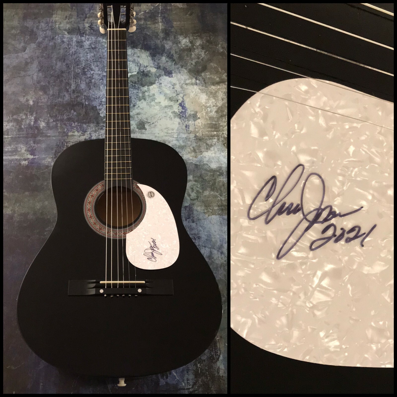 GFA The Isley Brothers * CHRIS JASPER * Signed Acoustic Guitar C2 COA