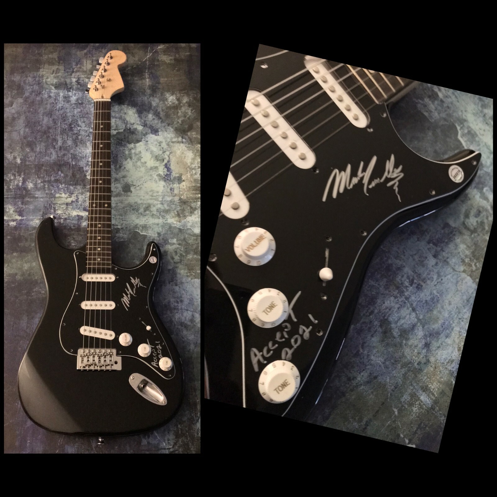 GFA Accept Band Frontman * MARK TORNILLO * Signed Electric Guitar COA