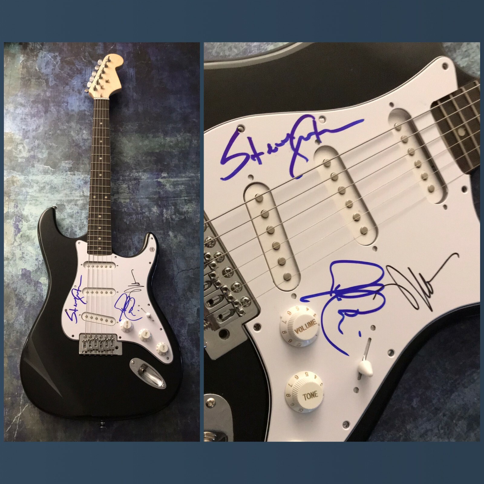 GFA Neal Schon x3 Band Escape * JOURNEY * Signed Electric Guitar PROOF COA