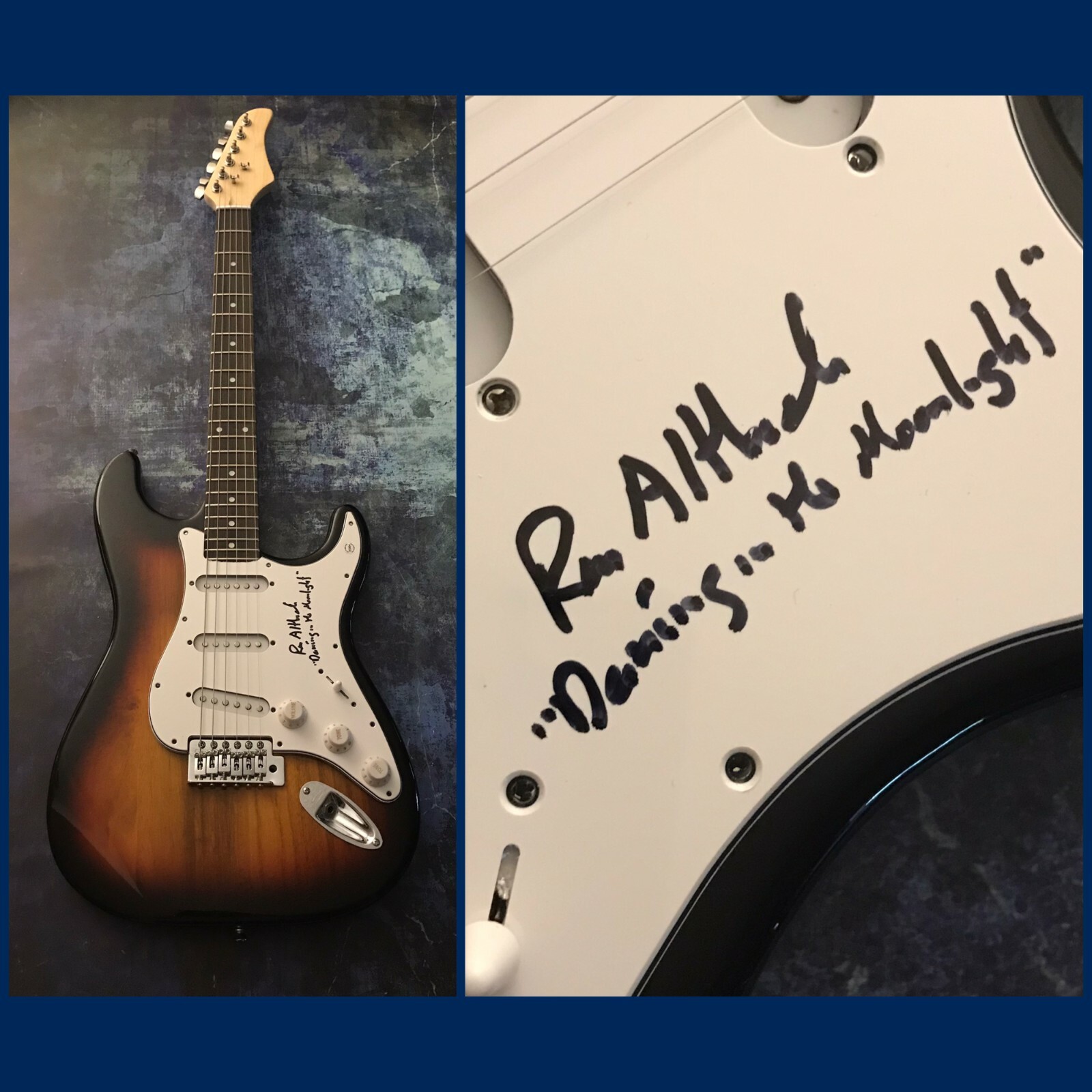 GFA King Harvest Dancing Moonlight * RON ALTBACH * Signed Electric Guitar R2 COA