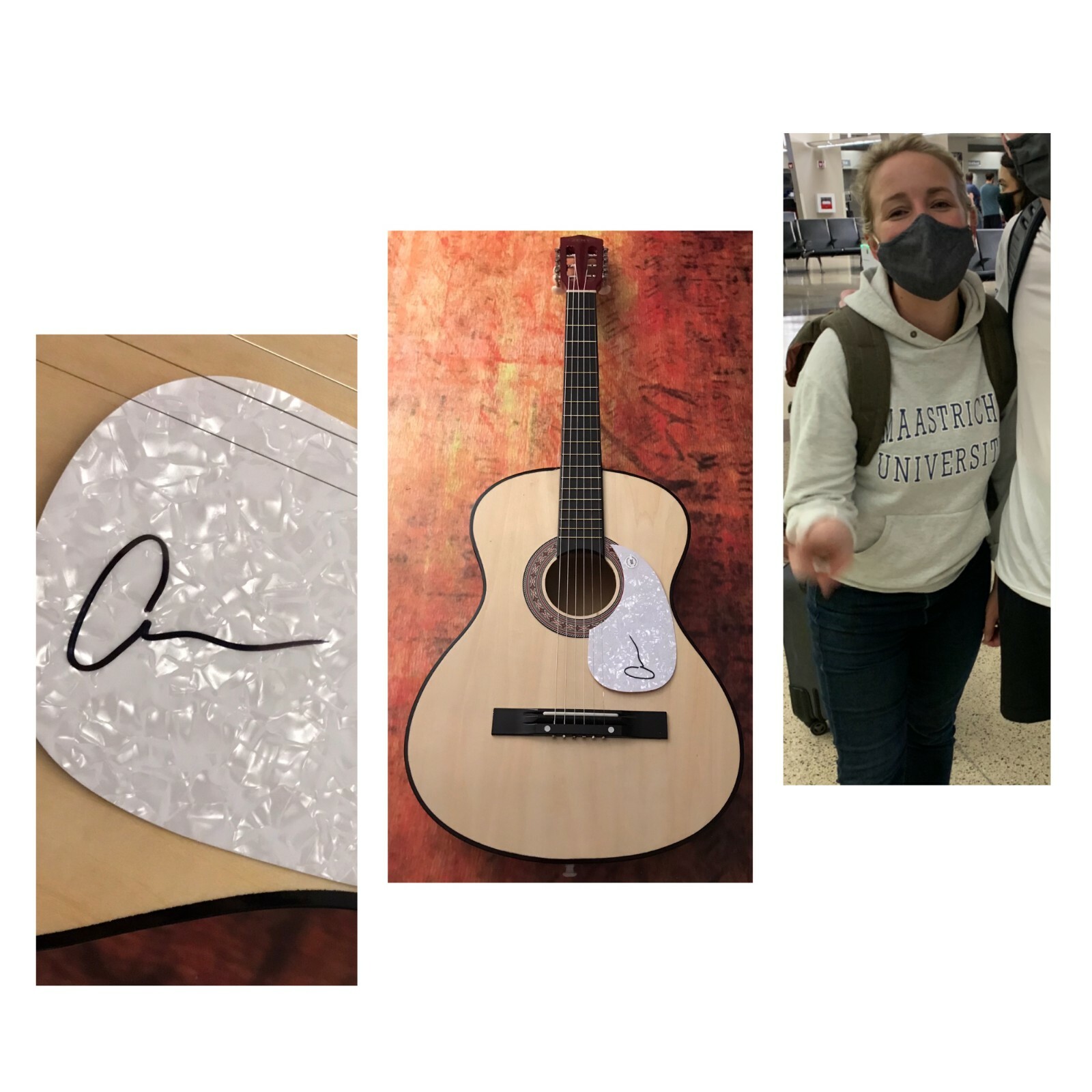 GFA Classic & Burning House Country Star * CAM * Signed Acoustic Guitar C4 COA