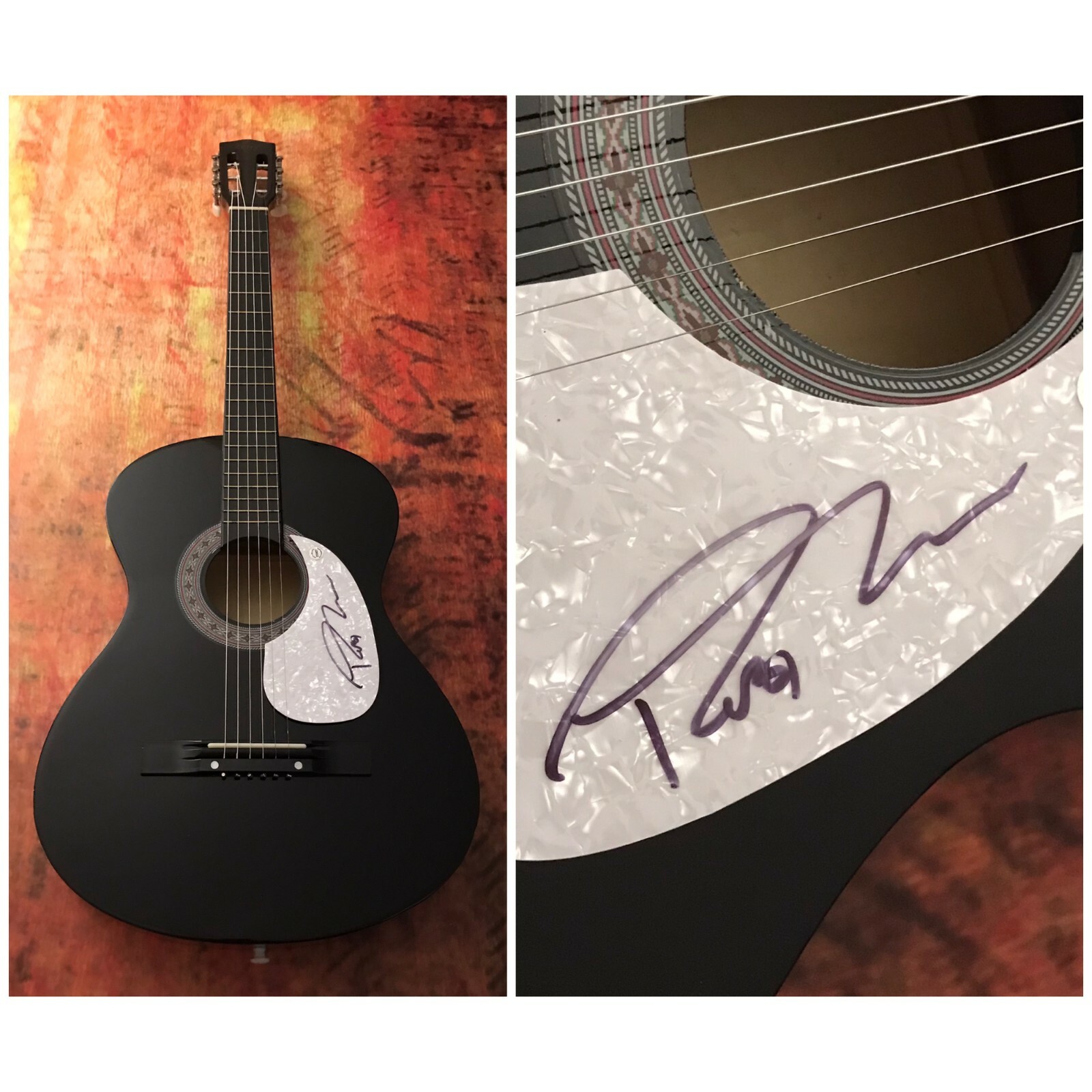 GFA Matchbox 20 Twenty Star * ROB THOMAS * Signed Acoustic Guitar COA