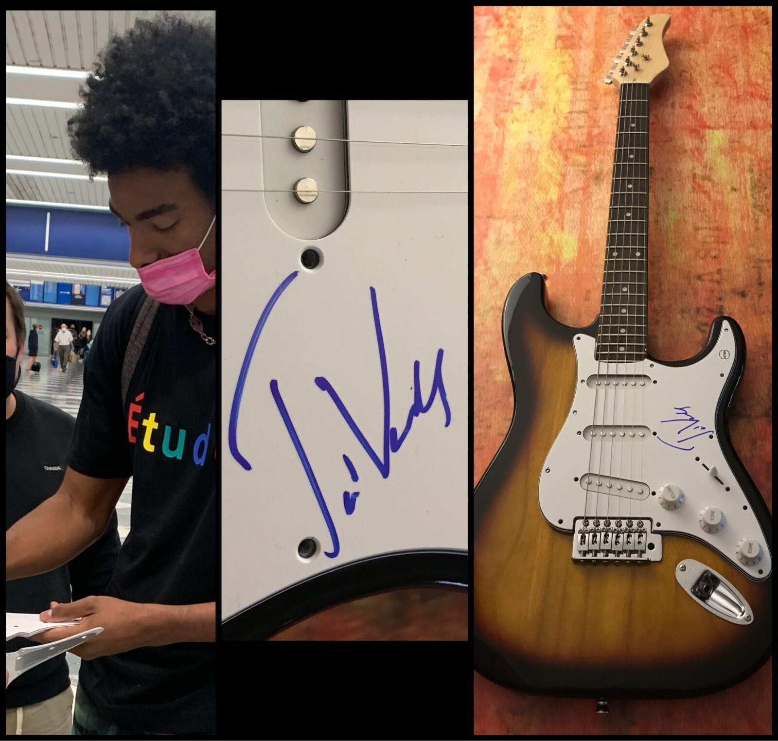 GFA TV Stuck in the Middle * TAI VERDES * Signed Electric Guitar PROOF T4 COA