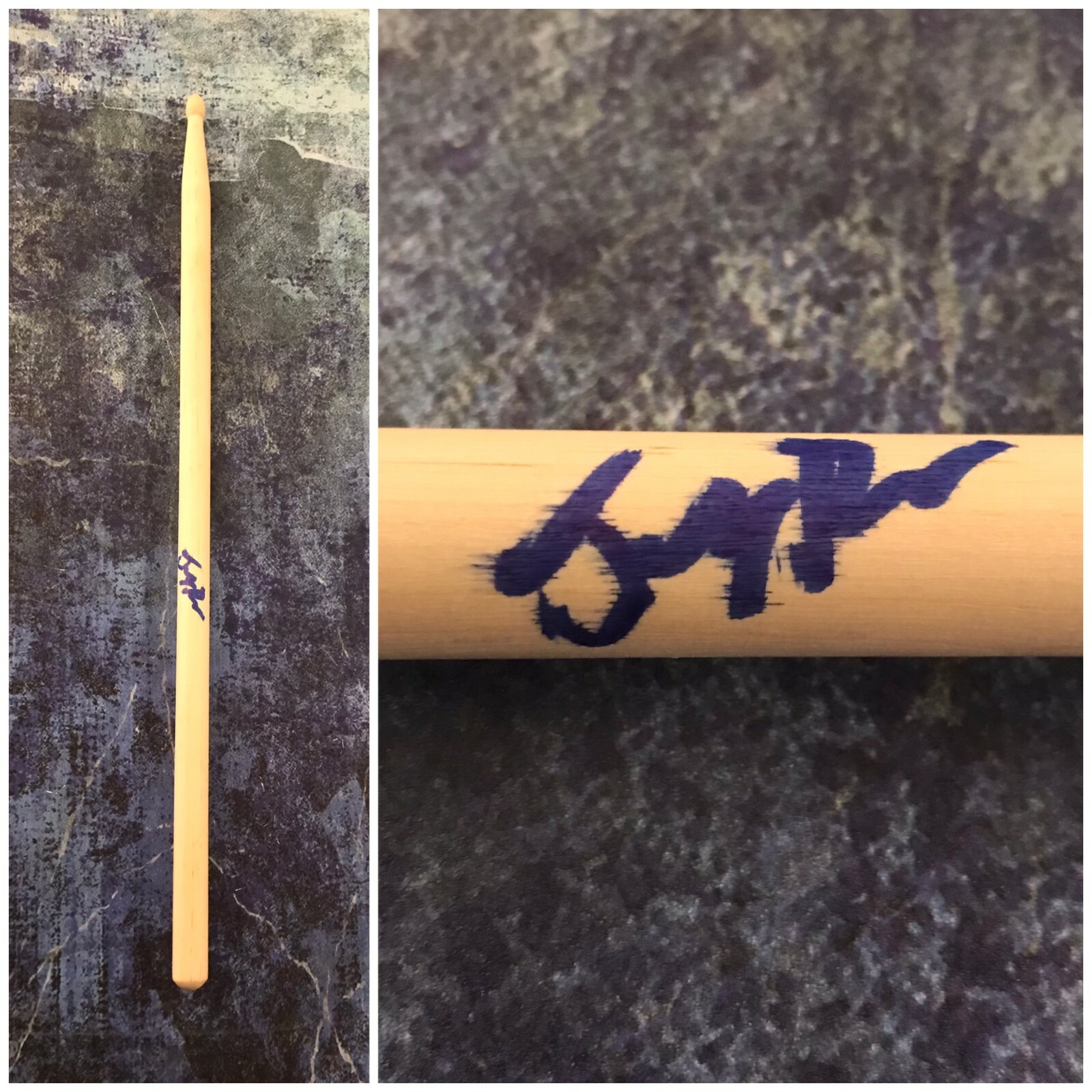 GFA Small Town Titans Drummer * JONNY ROSS * Signed Drumstick PROOF J3 COA