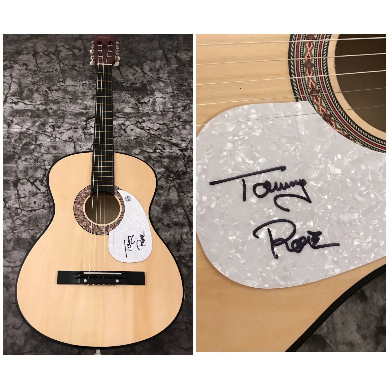 GFA Hooray for Hazel & Sheila * TOMMY ROE * Signed Acoustic Guitar T1 COA