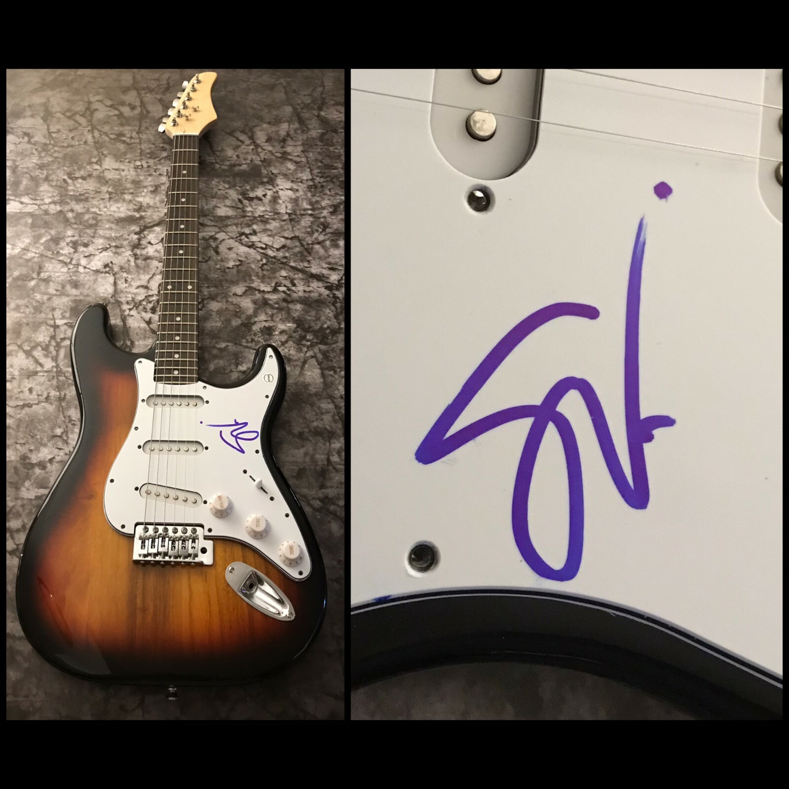 GFA G3 & David Lee Roth Guitarist * STEVE VAI * Signed Electric Guitar SV6 COA