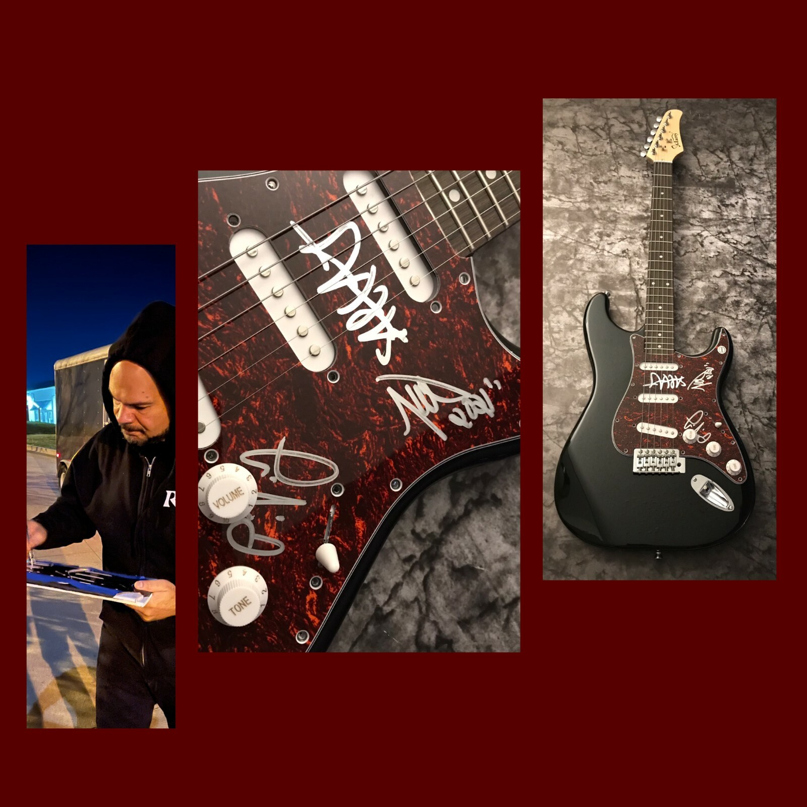 GFA From One Do You Call My Name * RA BAND * Signed Electric Guitar PROOF R1 COA