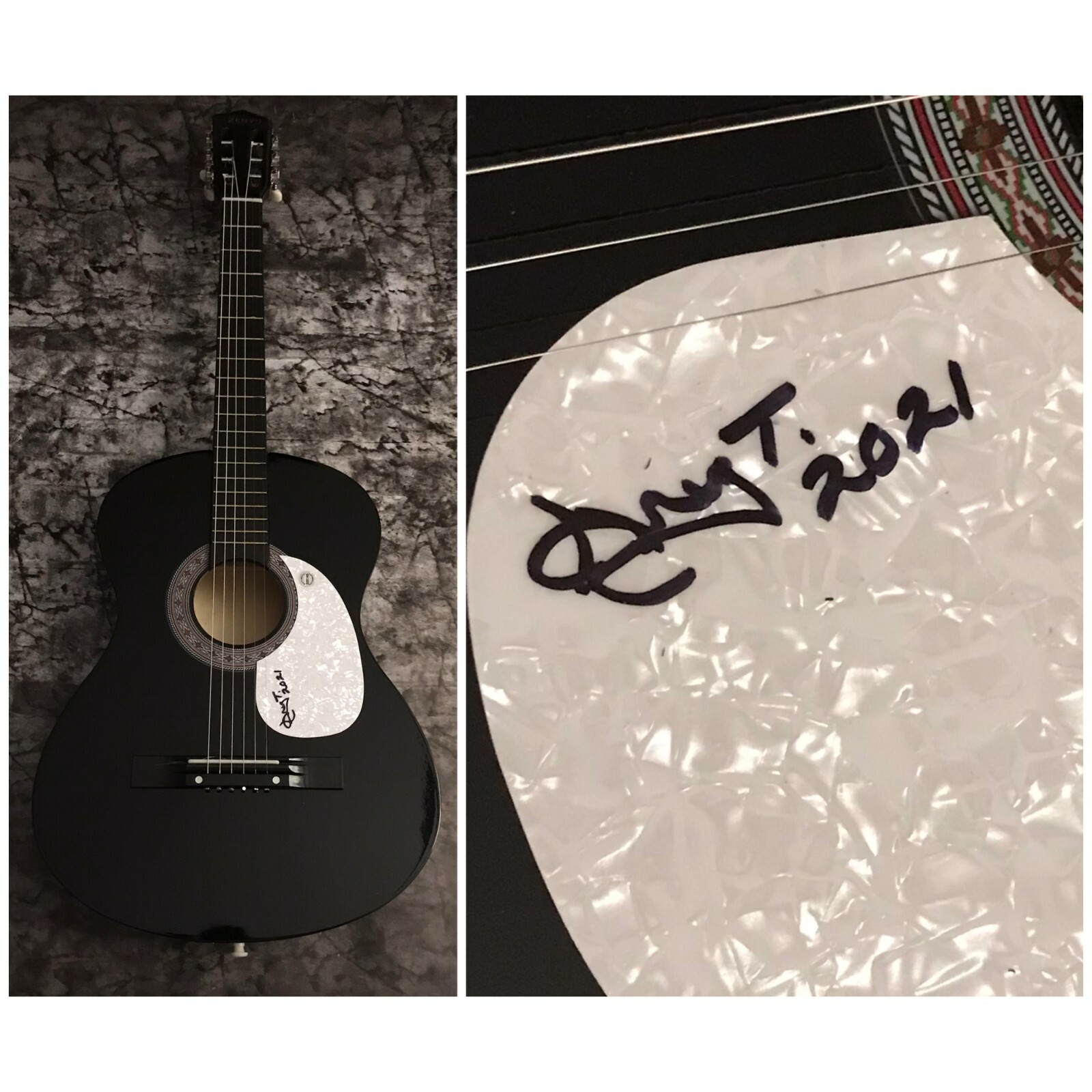 GFA Lynyrd Skynyrd & Blackfoot * GREG T. WALKER * Signed Acoustic Guitar G3 COA