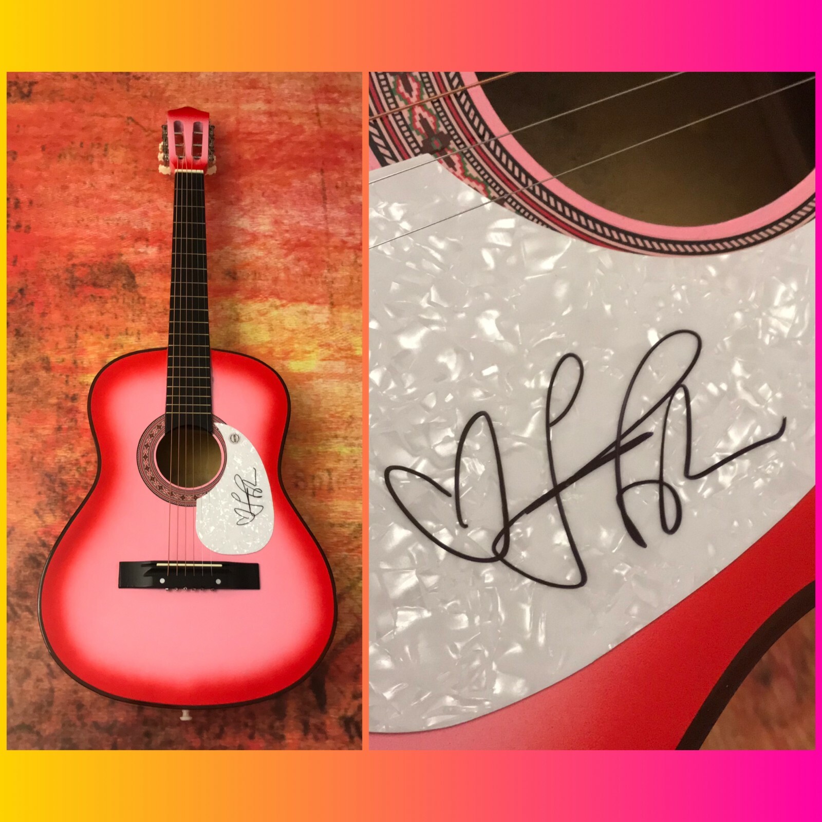 GFA Stay I Missed You * LISA LOEB * Signed Acoustic Guitar PROOF L4 COA
