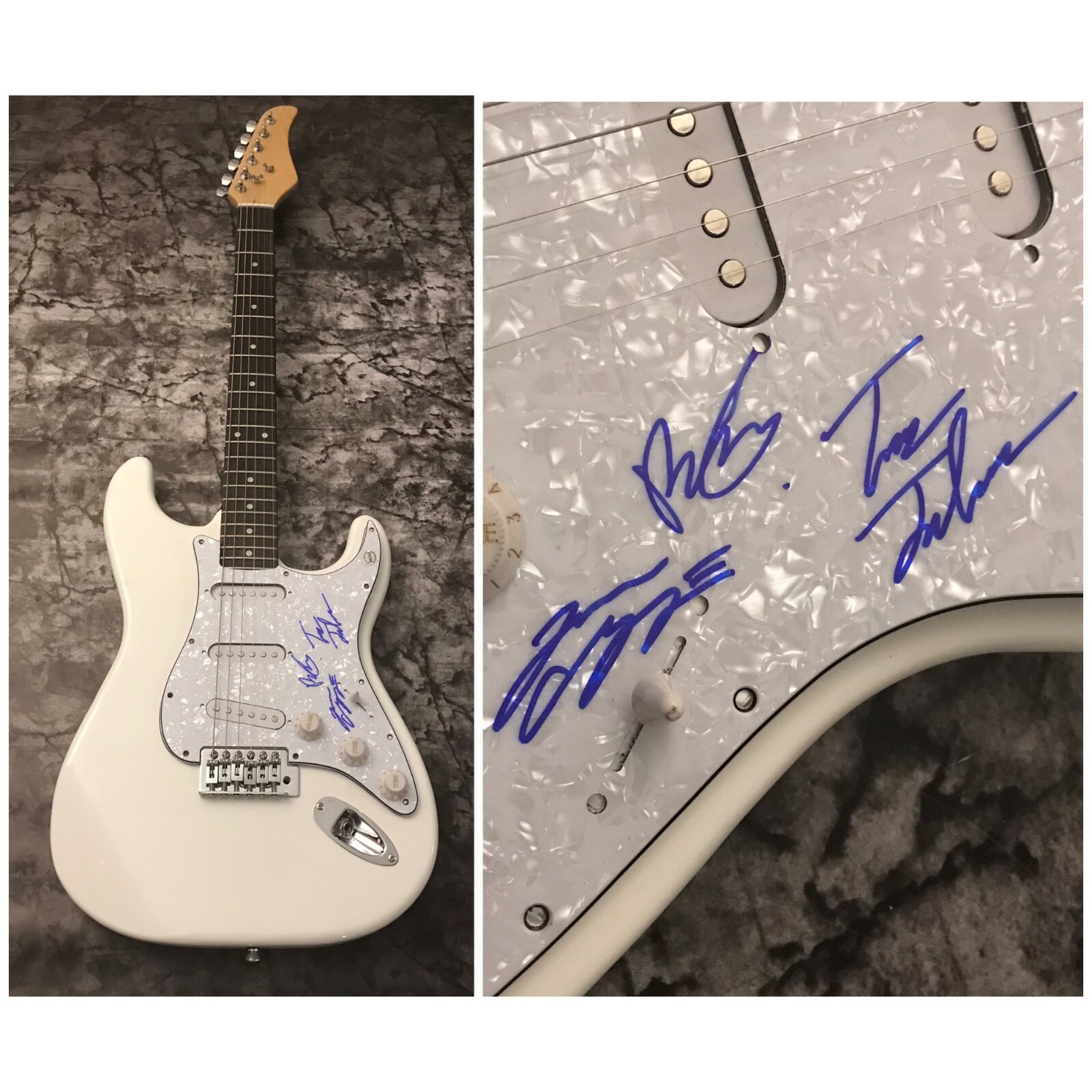 GFA Between You & Me Overstepping * BELMONT * Signed Band Electric Guitar COA