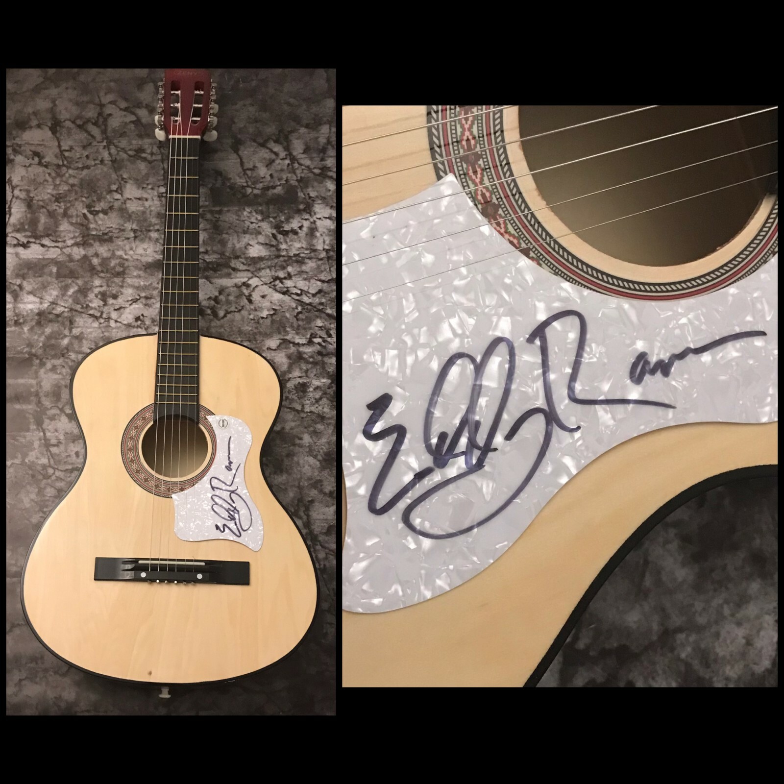 GFA I Got Mexico Star * EDDY RAVEN * Signed Acoustic Guitar COA
