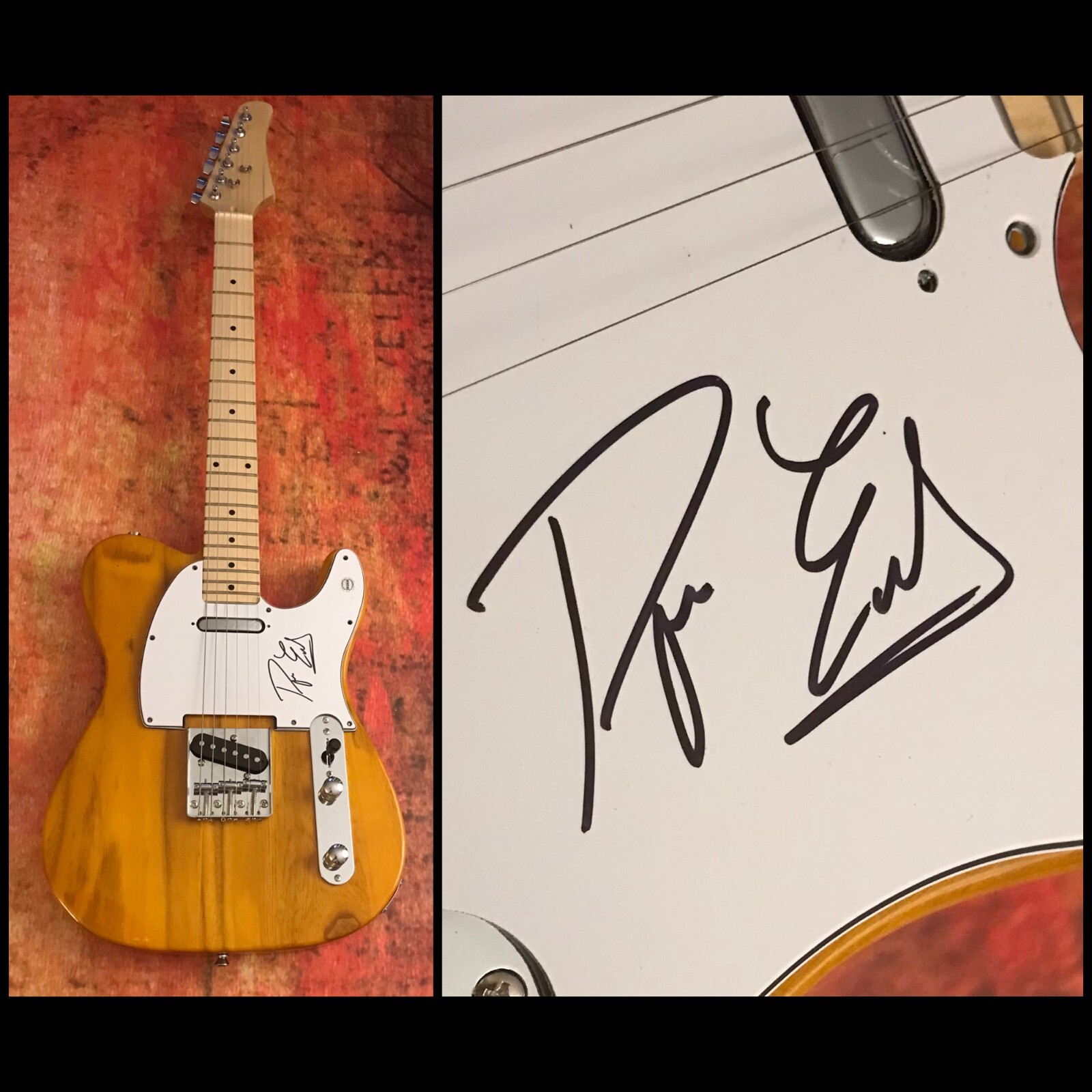 GFA Foghat Drummer Band * ROGER EARL * Signed Tele Electric Guitar COA