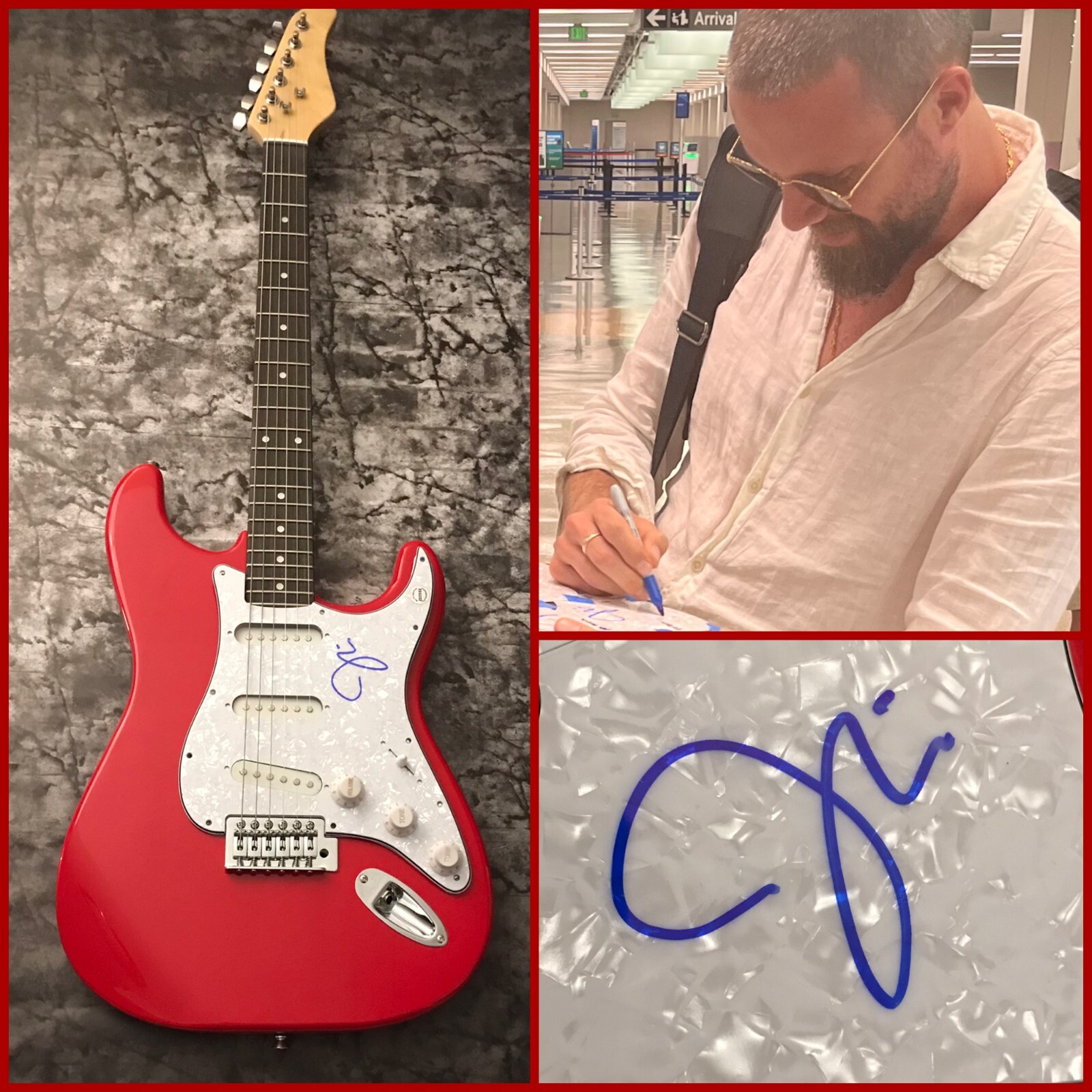 GFA Real Love Baby Star * FATHER JOHN MISTY * Signed Electric Guitar PROOF COA