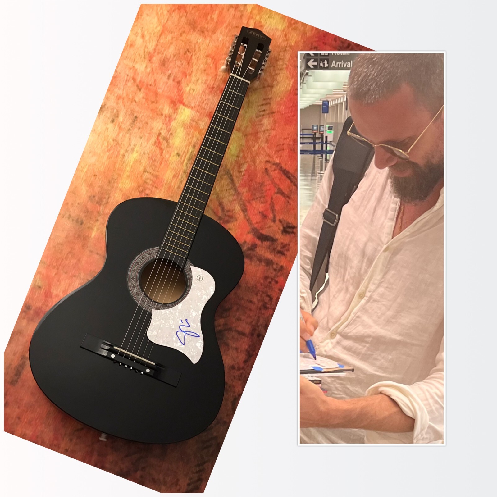 GFA Real Love Baby Star * FATHER JOHN MISTY * Signed Acoustic Guitar PROOF COA