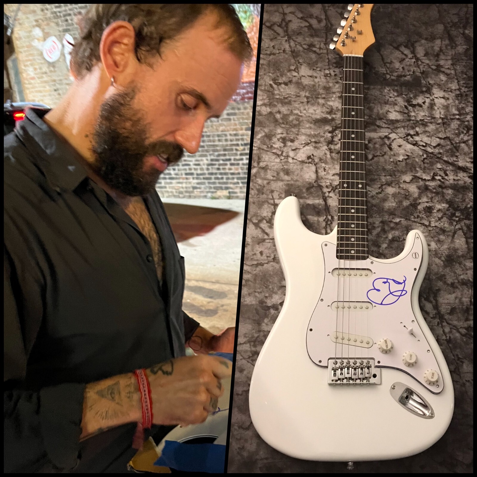 GFA Idles Band Singer * JOE TALBOT * Signed Electric Guitar PROOF COA