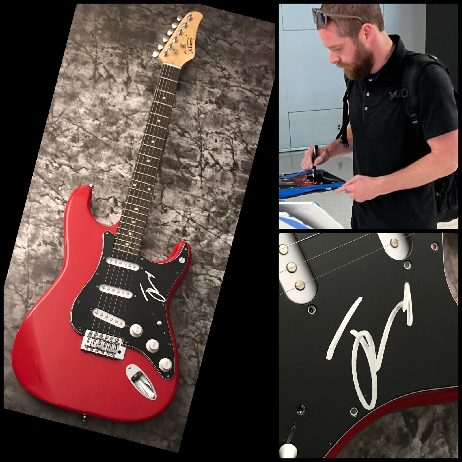 GFA Manchester Orchestra Band * ANDY HULL * Signed Electric Guitar PROOF COA