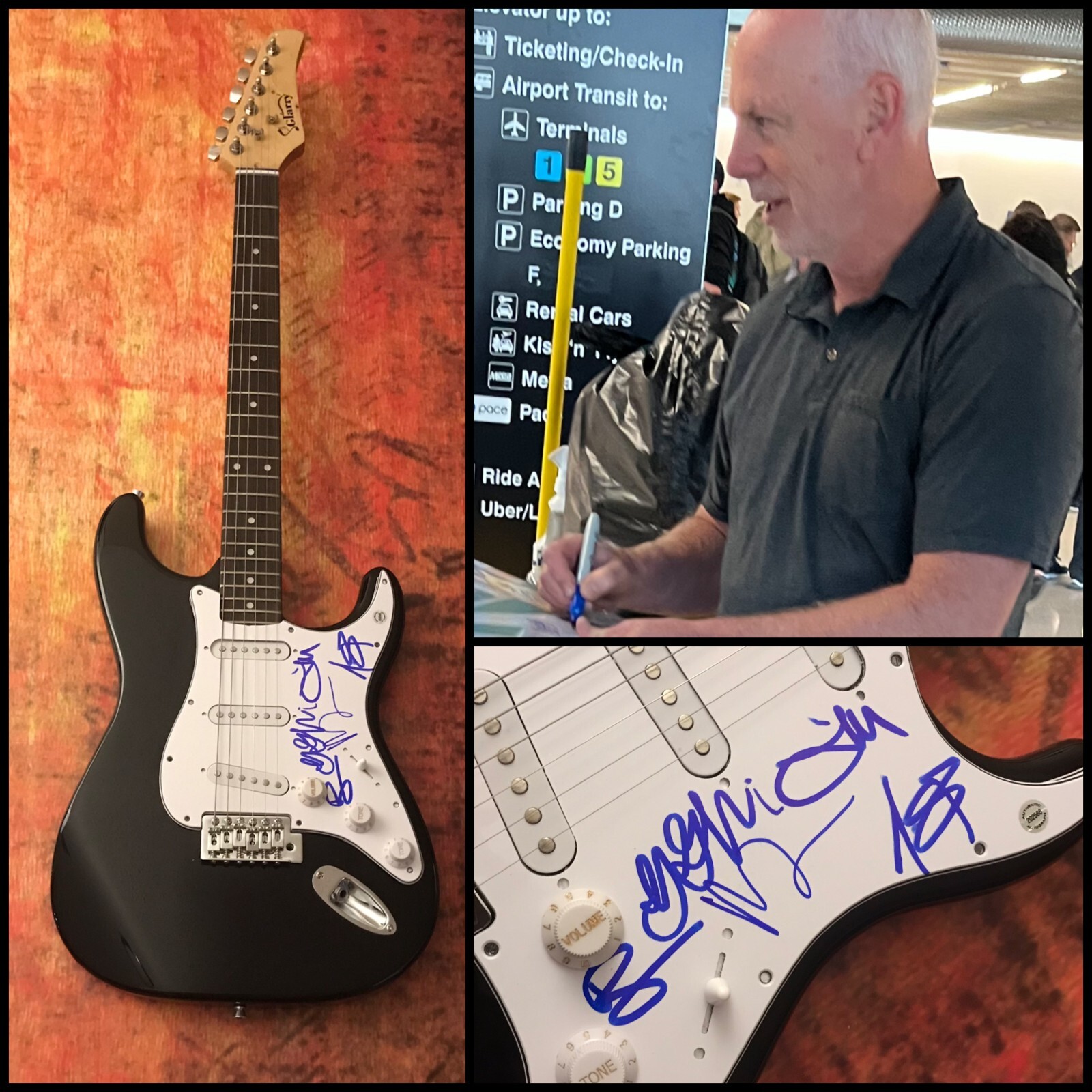 GFA Greg Graffin x5 Band * BAD RELIGION * Signed Electric Guitar COA