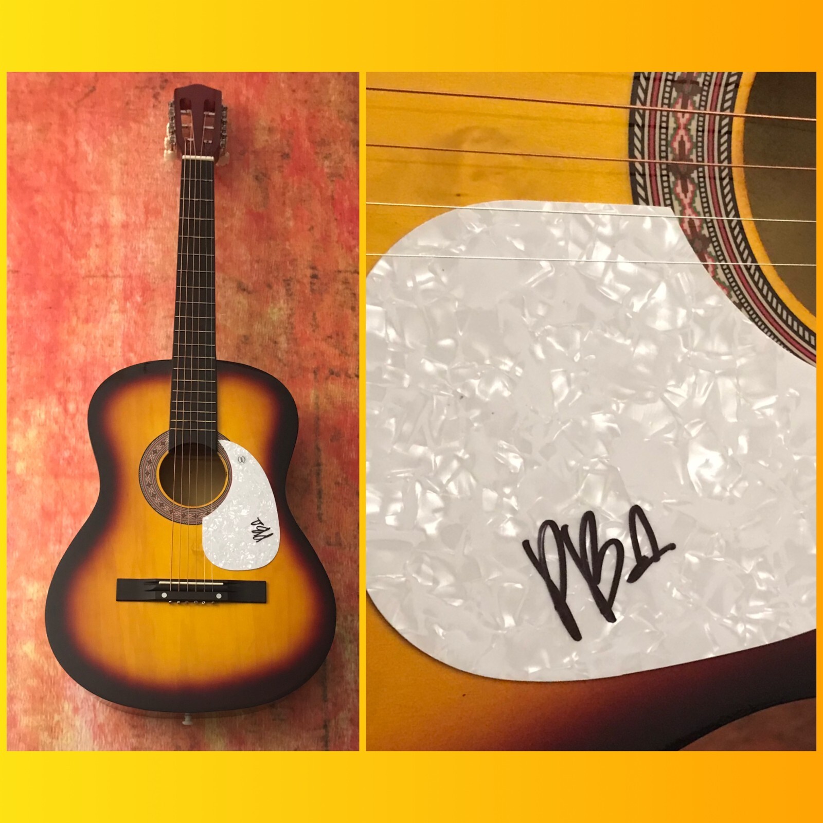GFA Just About Over You * PRISCILLA BLOCK * Signed Acoustic Guitar PROOF P4 COA