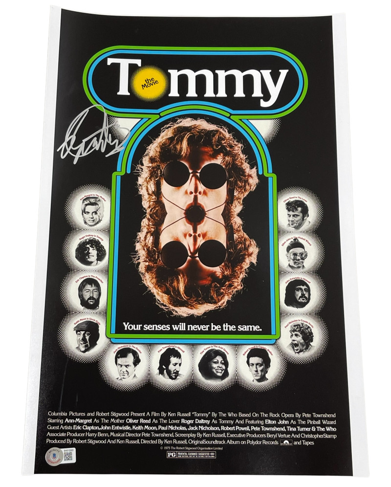 ROGER DALTREY SIGNED 12X18 PHOTO TOMMY THE WHO AUTHENTIC AUTOGRAPH BECKETT 2