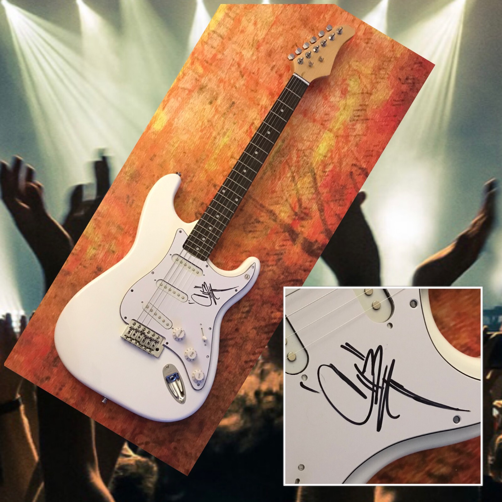 GFA Mudvayne & Hellyeah Rock Star * CHAD GRAY * Signed Electric Guitar COA