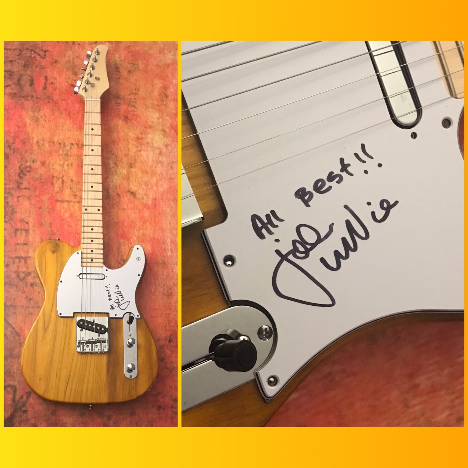 GFA Fleetwood Mac Band Bassist * JOHN McVIE * Signed Electric Tele Guitar COA