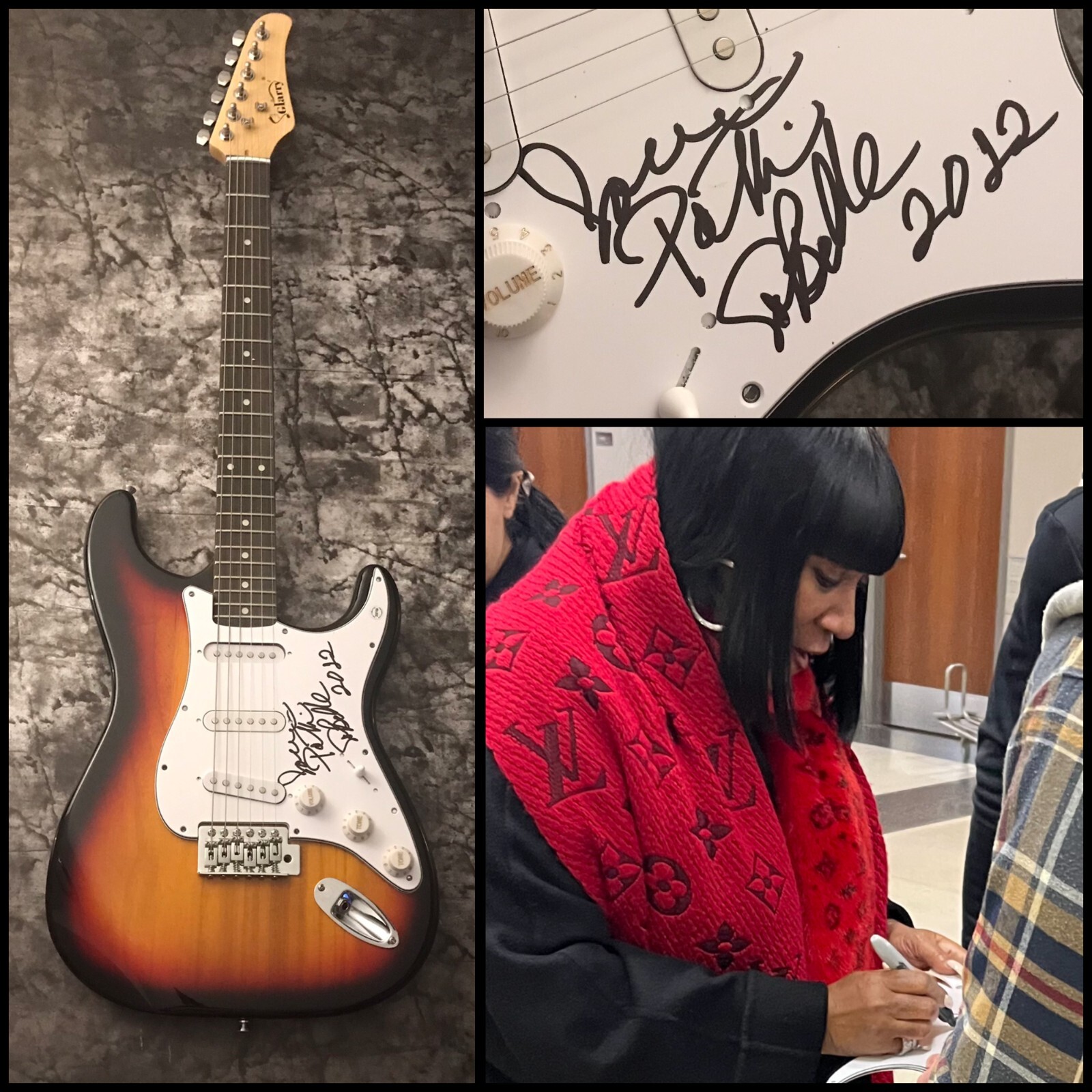 GFA Lady Marmalade Star * PATTI LaBELLE * Signed Electric Guitar PROOF COA