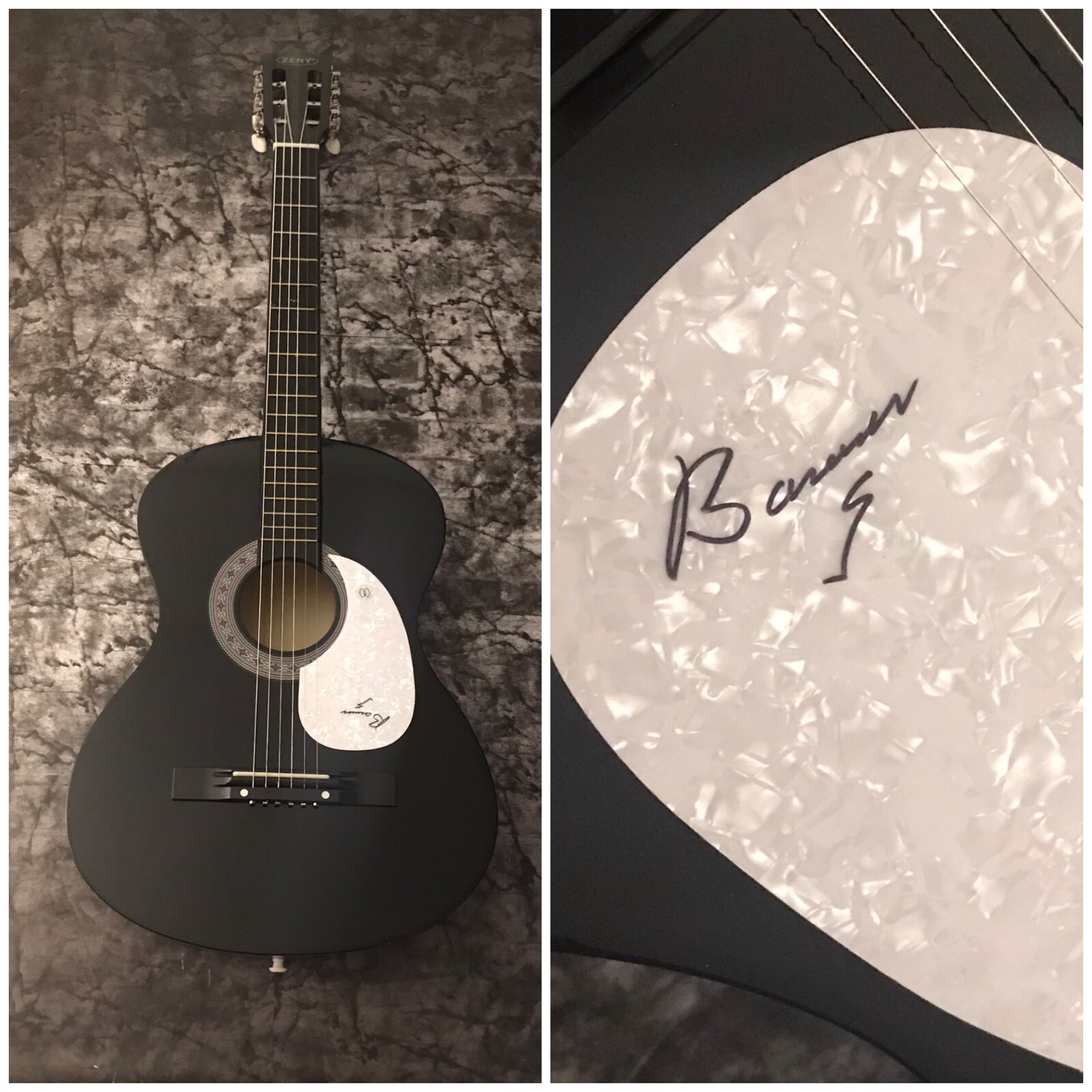 GFA Youngbloods Star * LOWELL BANANA LEVINGER * Signed Acoustic Guitar B2 COA