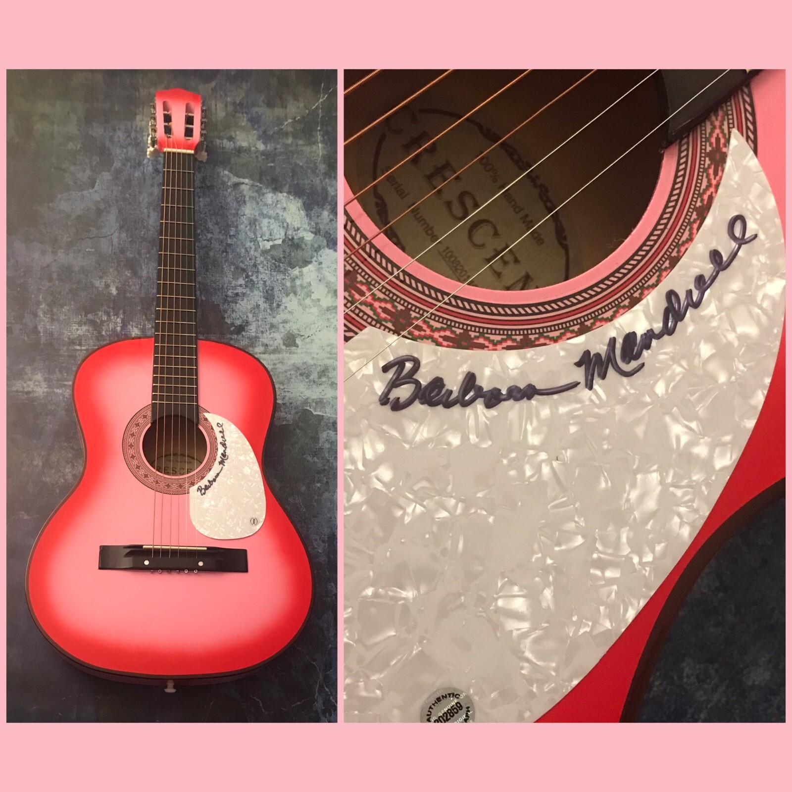 GFA When Country Wasn't Cool * BARBARA MANDRELL * Signed Acoustic Guitar B3 COA
