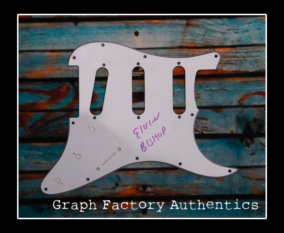 GFA American Blues Guitarist * ELVIN BISHOP * Signed Electric Pickguard AD1 COA