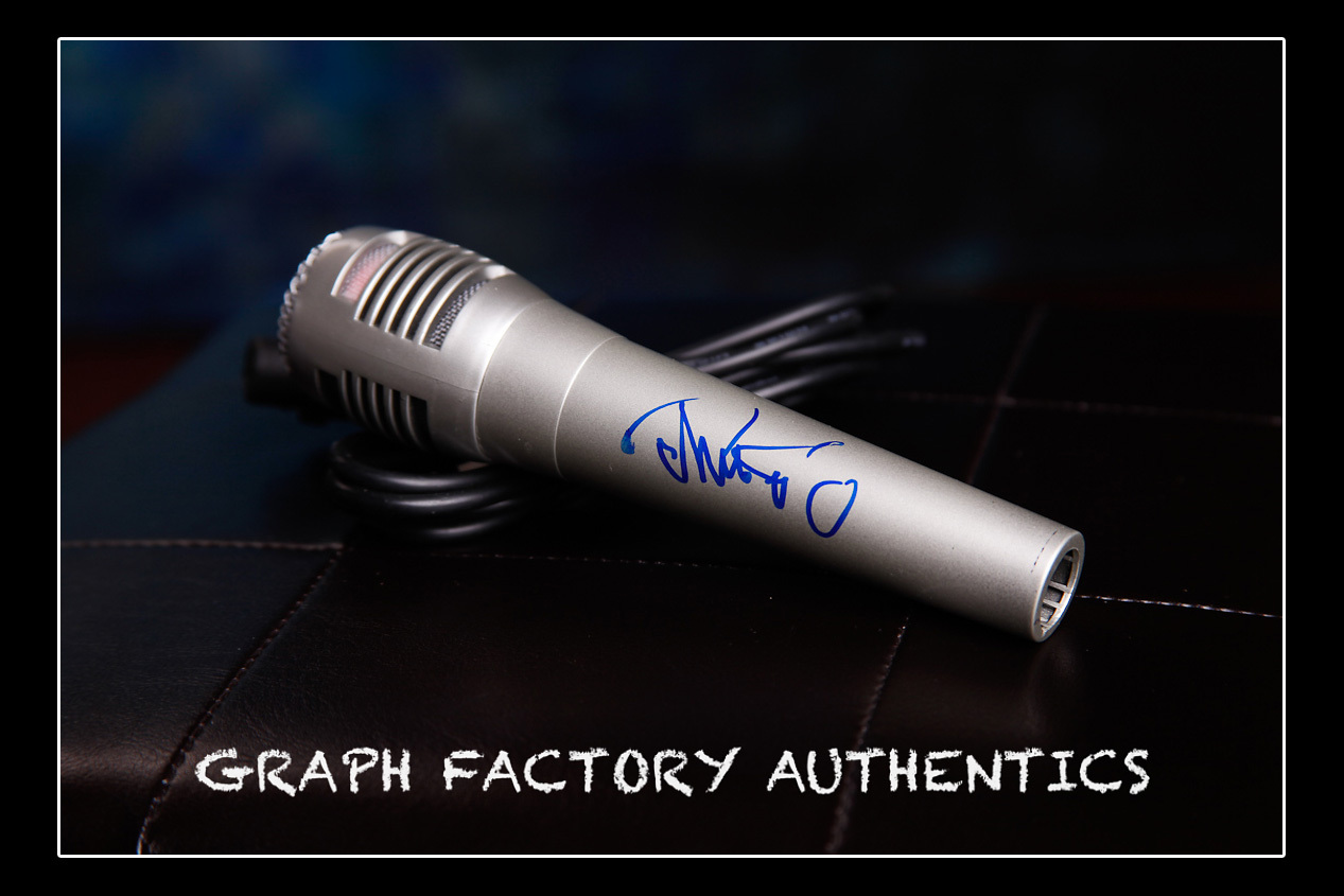 **GFA Phish Rock Band *TREY ANASTASIO* Signed Pyle Pro Microphone AD1 COA**