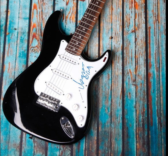 GFA Modest Mouse * ISAAC BROCK * Signed Electric Guitar PROOF COA