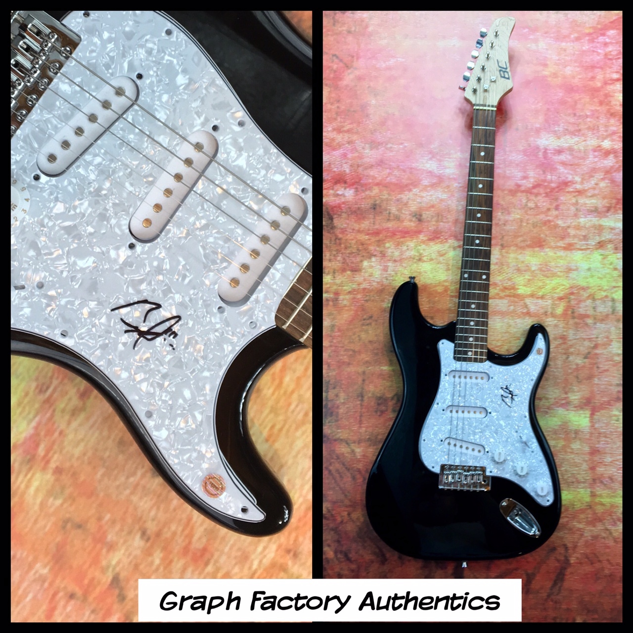 GFA Shinedown Frontman * BRENT SMITH * Signed Electric Guitar B2 COA