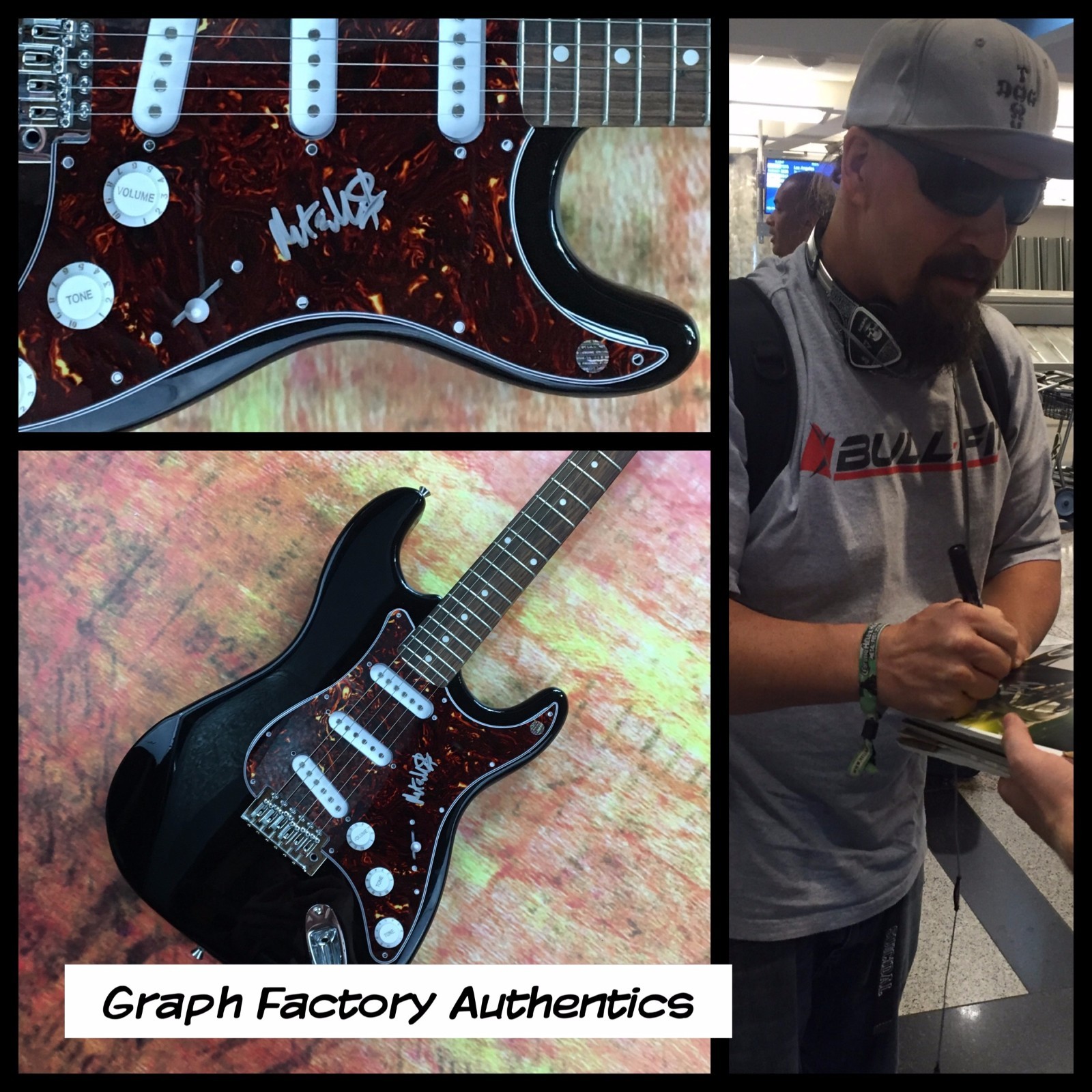 GFA Suicidal Tendencies * MIKE MUIR * Signed Electric Guitar PROOF M2 COA