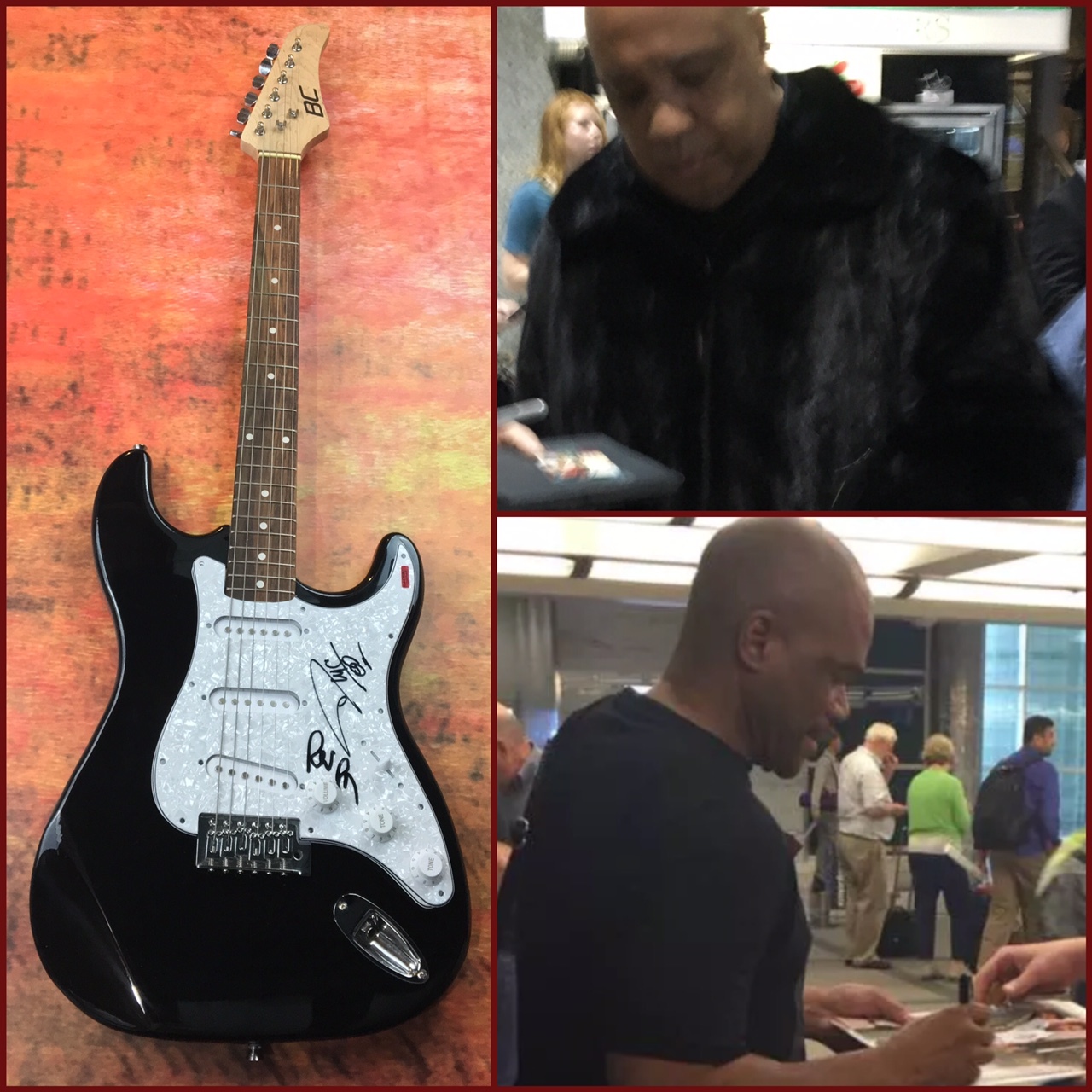 GFA Rev Run & Darryl McDaniels * RUN - D.M.C. * Signed Electric Guitar COA