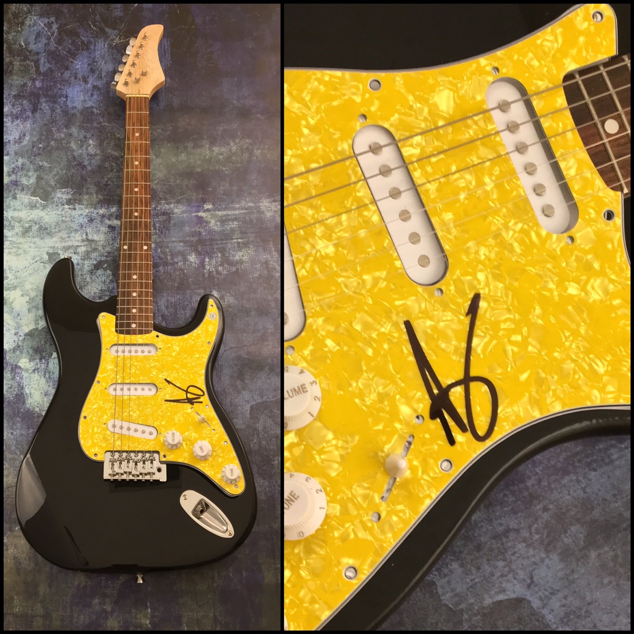 GFA Honey, I'm Good * ANDY GRAMMER * Signed Autographed Electric Guitar COA