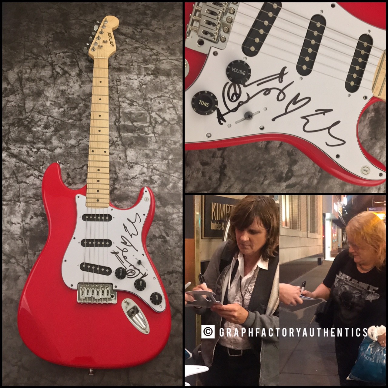 GFA Amy Ray Emily Saliers * INDIGO GIRLS * Signed Electric Guitar PROOF I2 COA