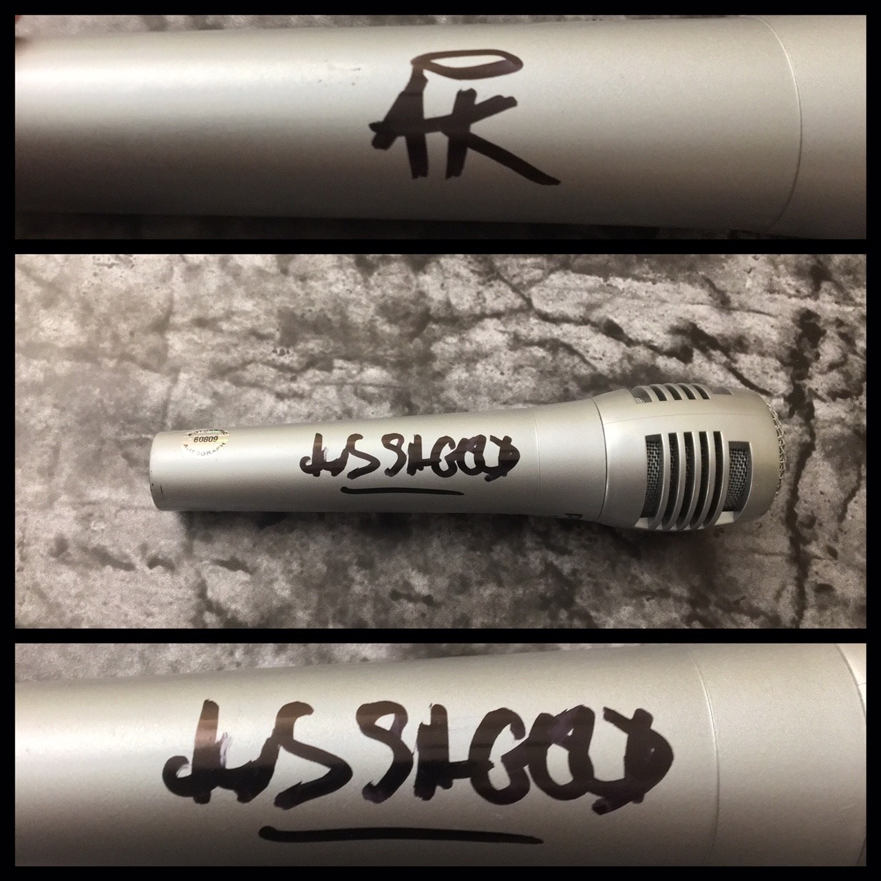 GFA Issa Gold & AKtheSavior * THE UNDERACHIEVERS * Signed Microphone B COA