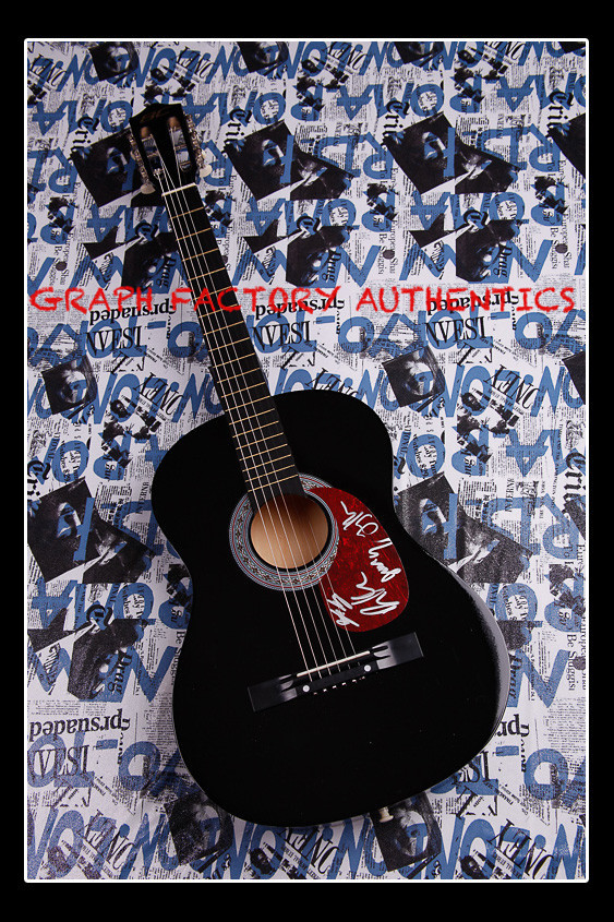 GFA Come With Me Now * KONGOS * Band Signed Autographed Acoustic Guitar COA